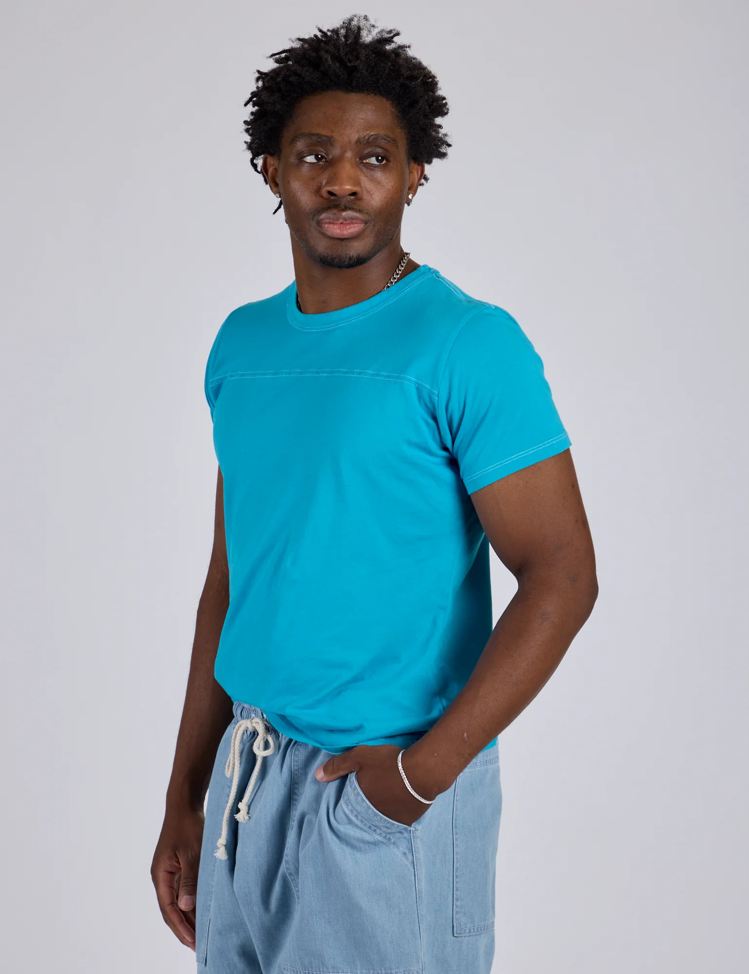Jr. Varsity Tee - Hawaiian Blue *FINAL SALE* - Image 20