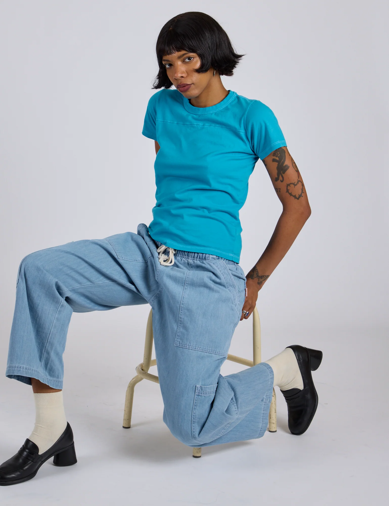 Jr. Varsity Tee - Hawaiian Blue *FINAL SALE* - Image 9