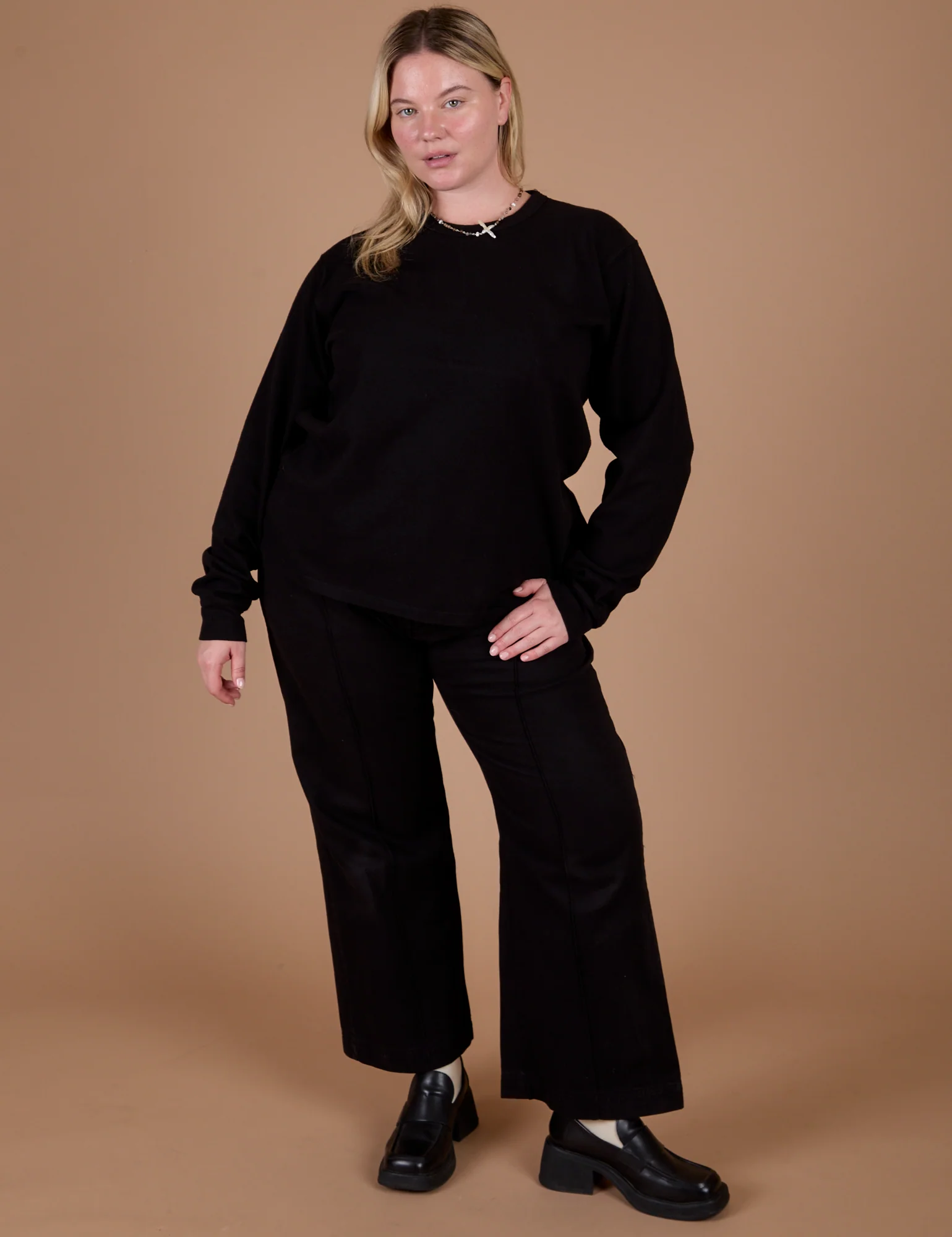 Long Sleeve Burly Tee - Basic Black - Image 11