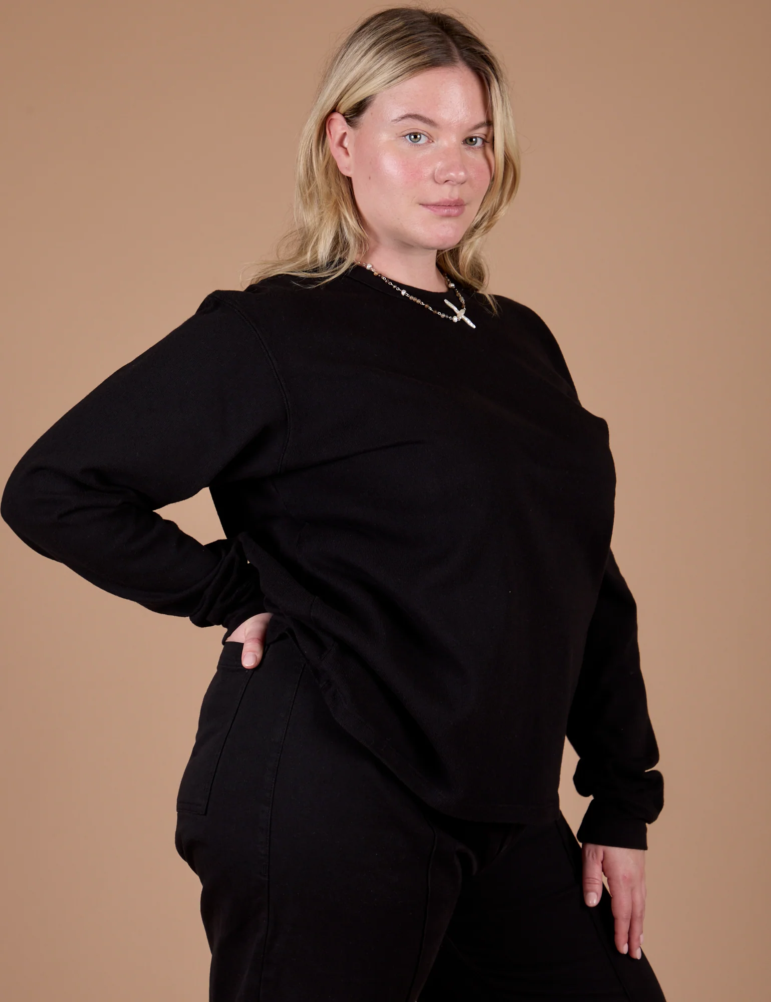 Long Sleeve Burly Tee - Basic Black - Image 13