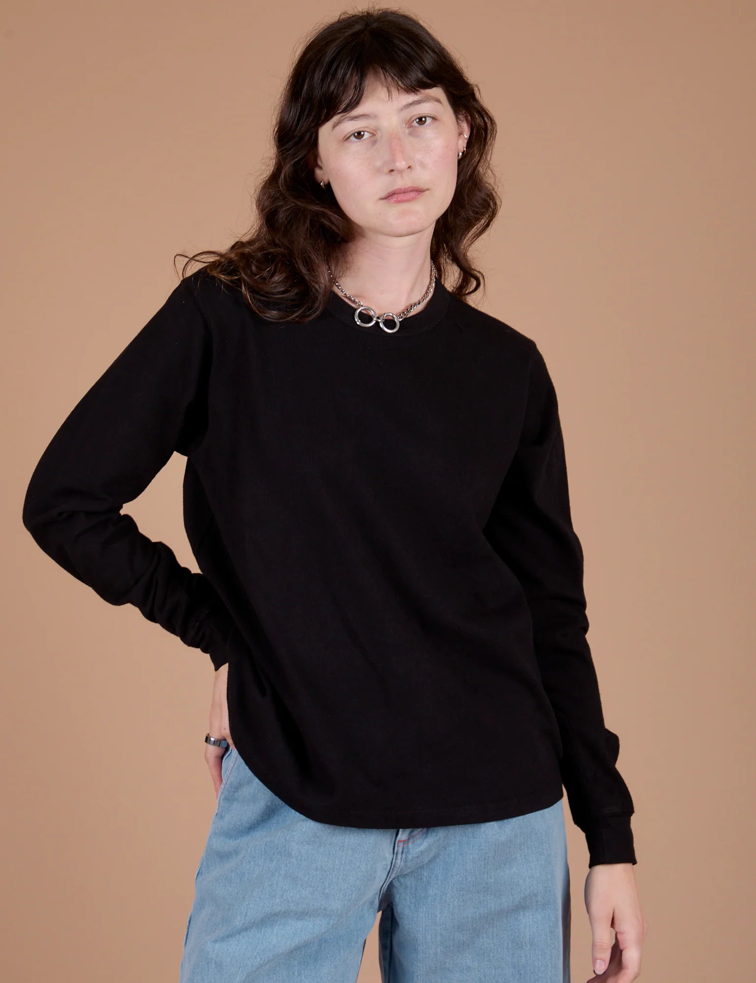 Long Sleeve Burly Tee - Basic Black - Image 19