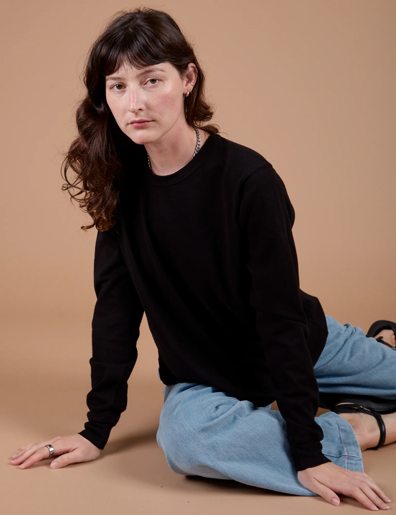Long Sleeve Burly Tee - Basic Black - Image 25