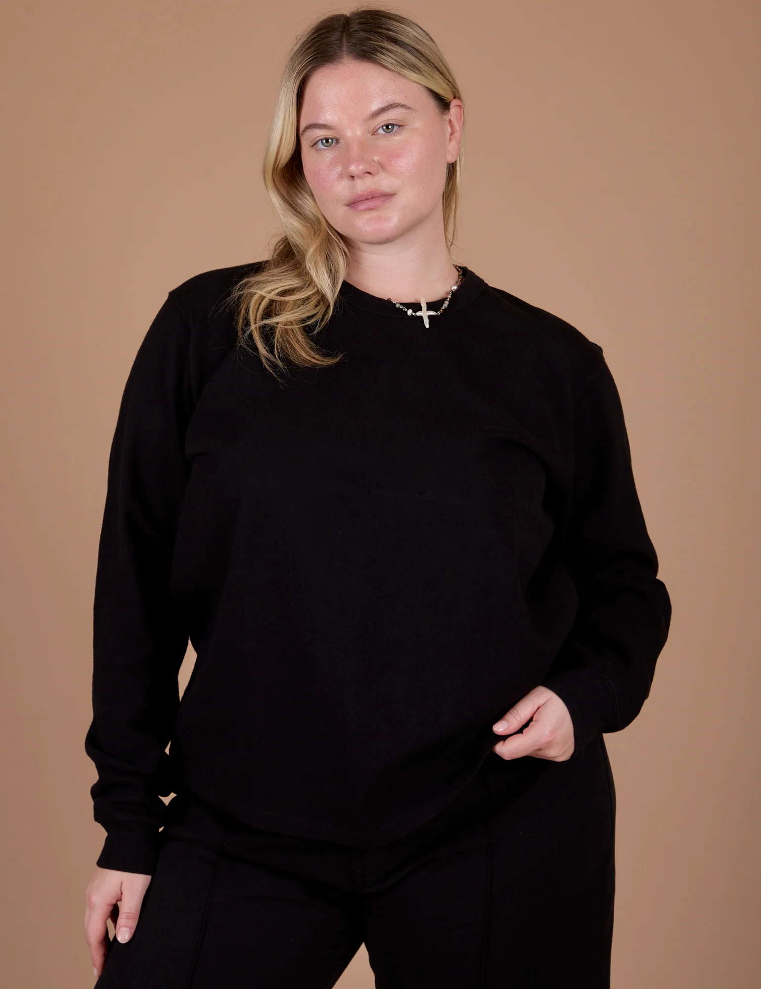 Long Sleeve Burly Tee - Basic Black - Image 9