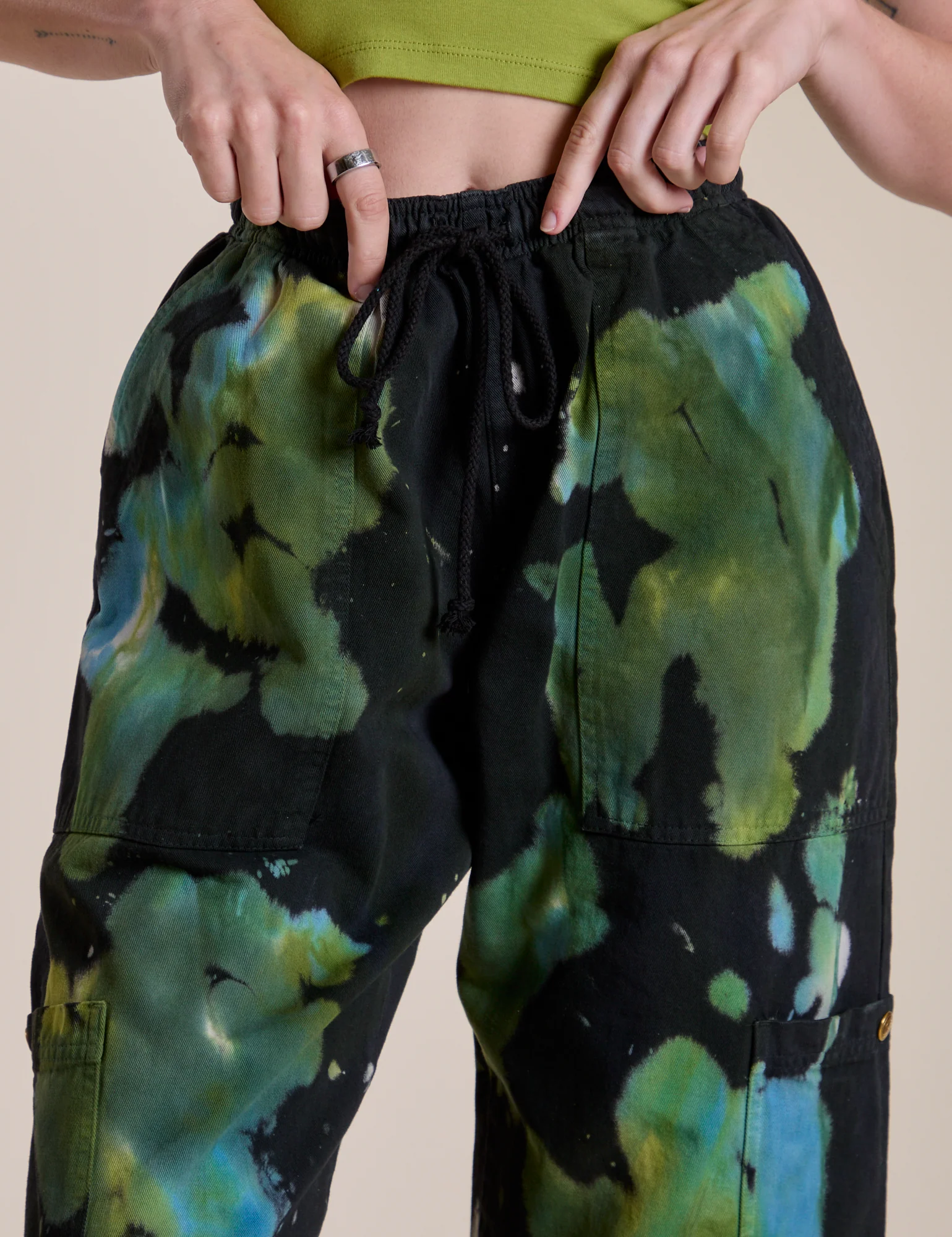 Magic Waters Drop Pocket Pants - Green Pool - Image 4
