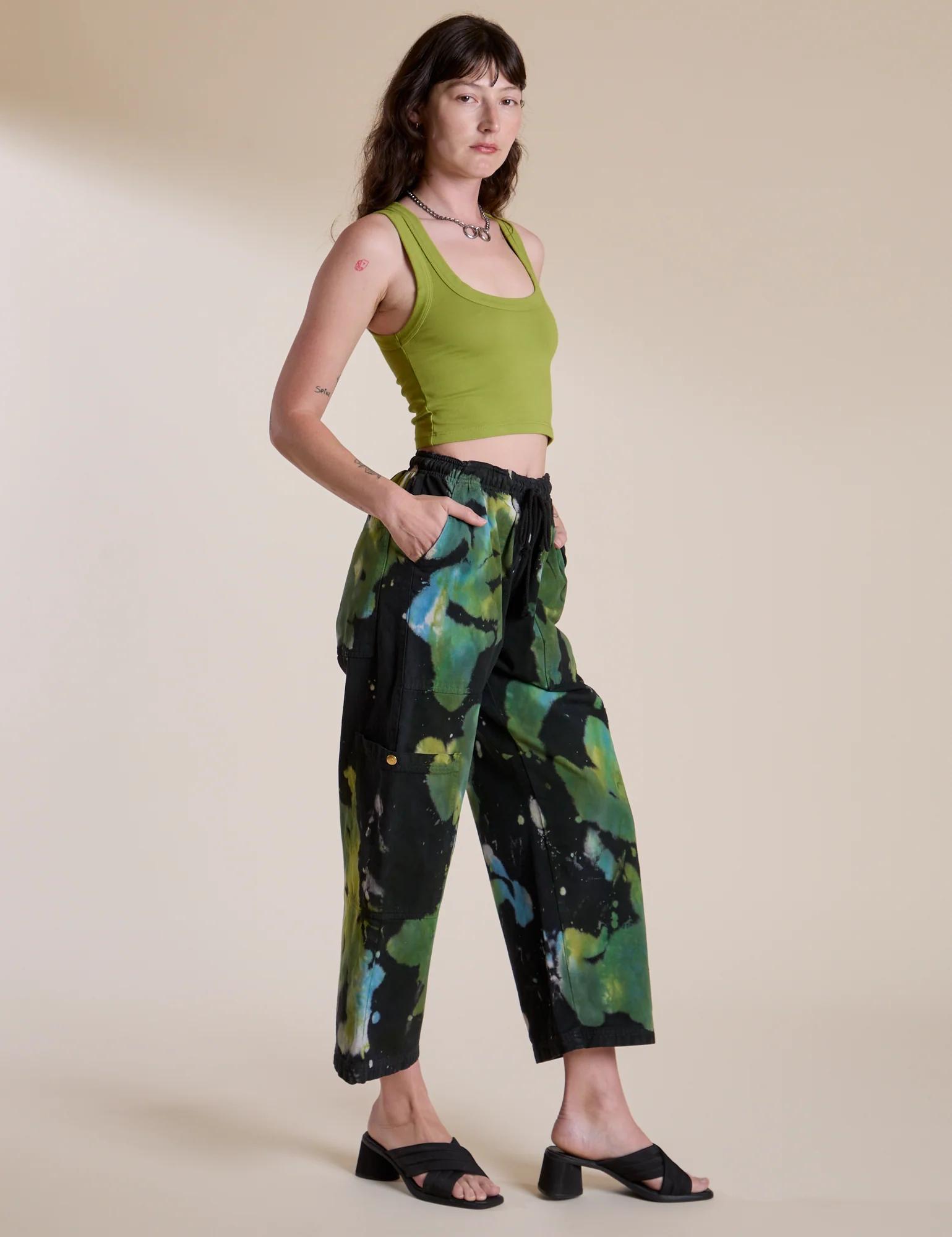 Magic Waters Drop Pocket Pants - Green Pool - Image 6