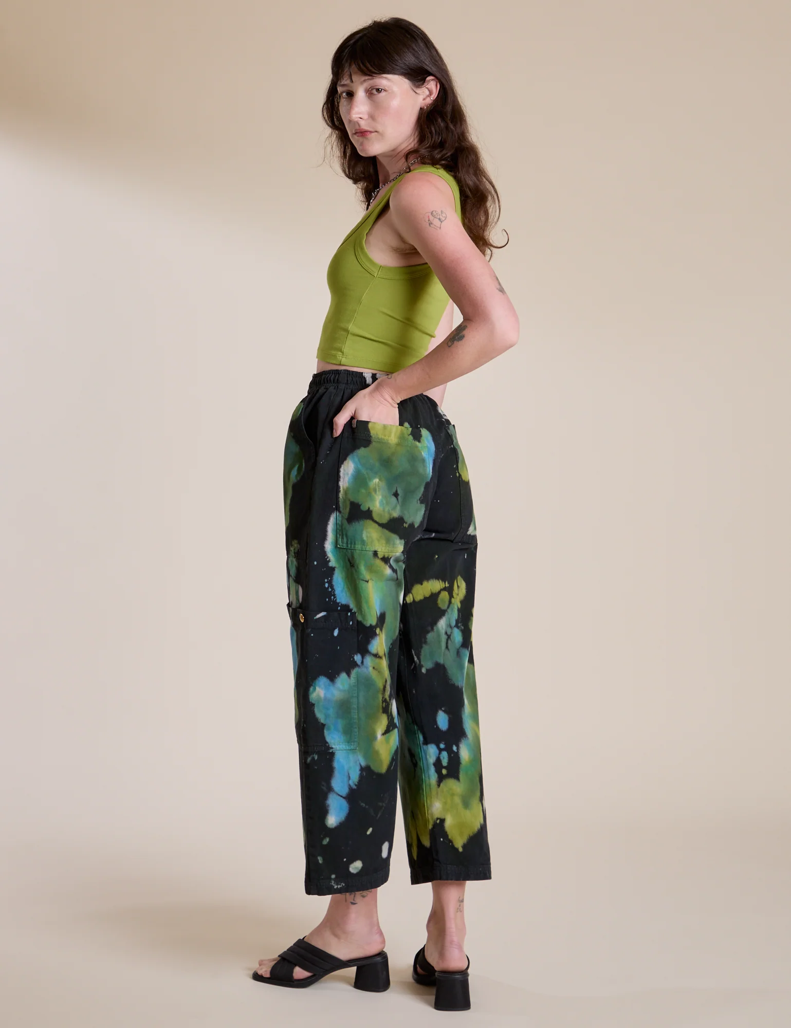 Magic Waters Drop Pocket Pants - Green Pool - Image 7