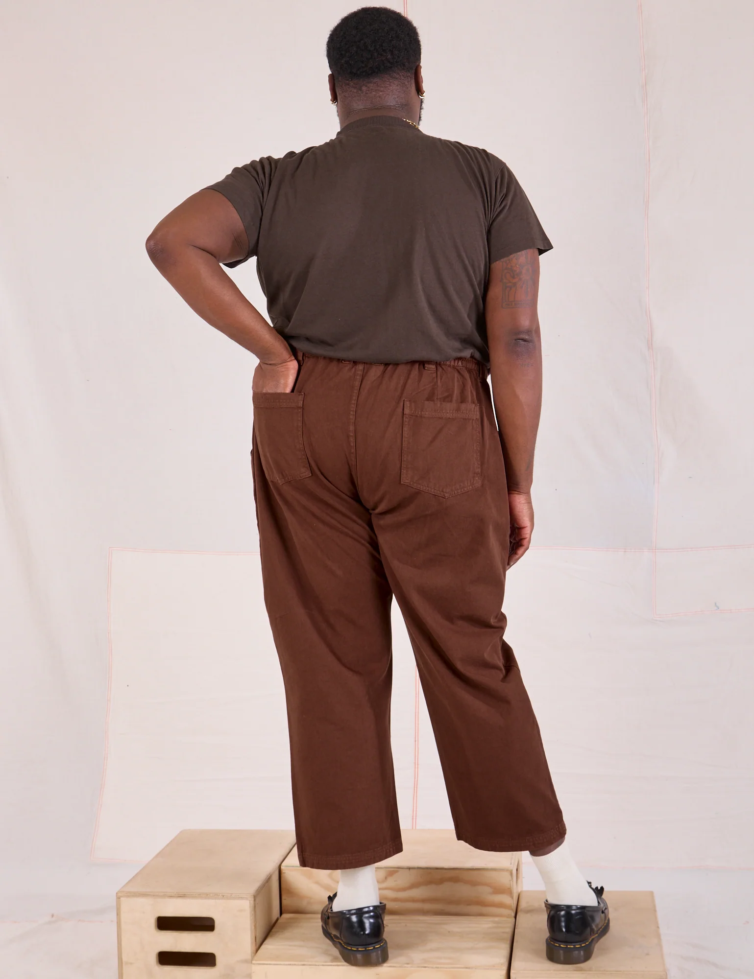 Mid-Rise Work Pants - Fudgesicle Brown - Image 15