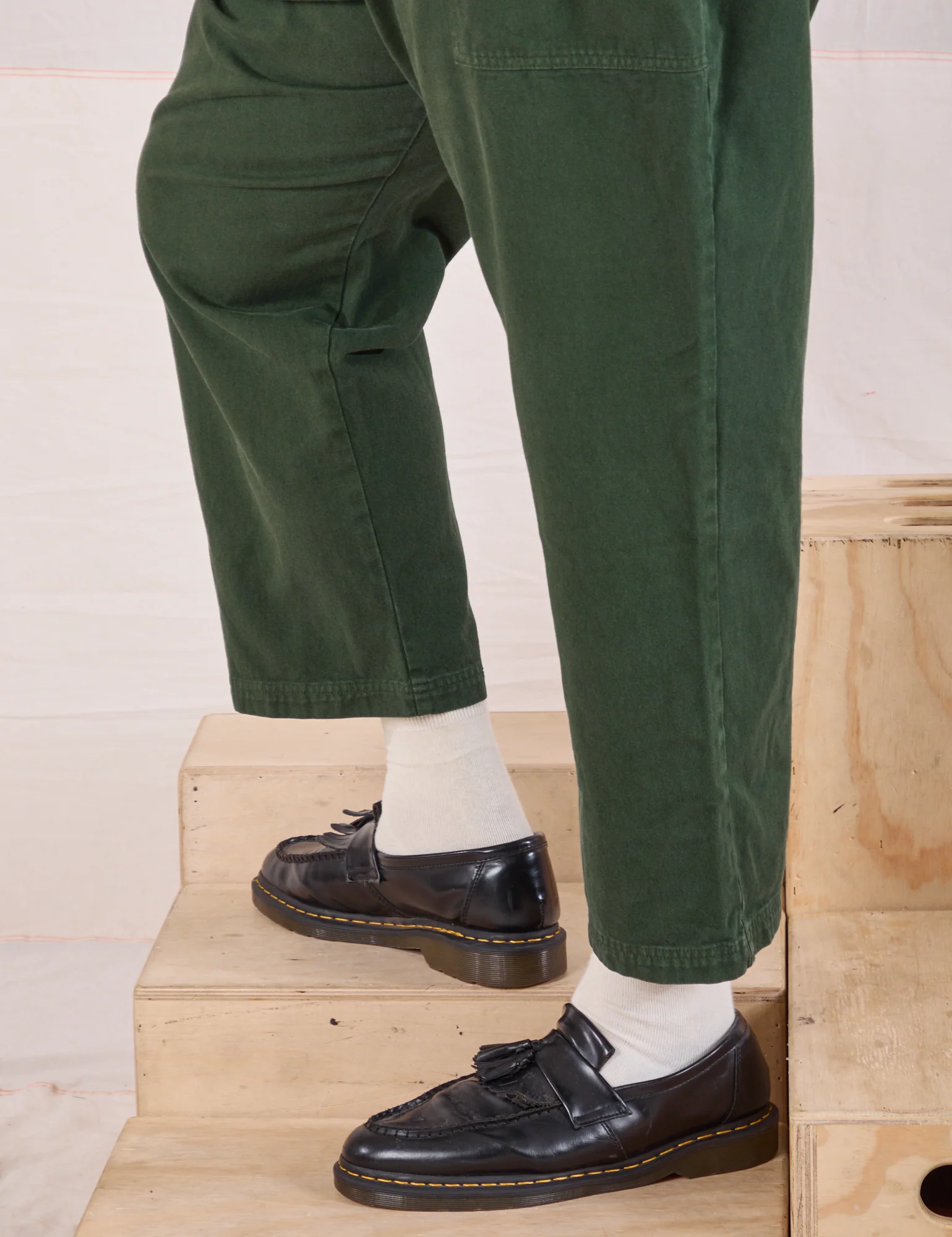 Mid-Rise Work Pants - Swamp Green - Image 12