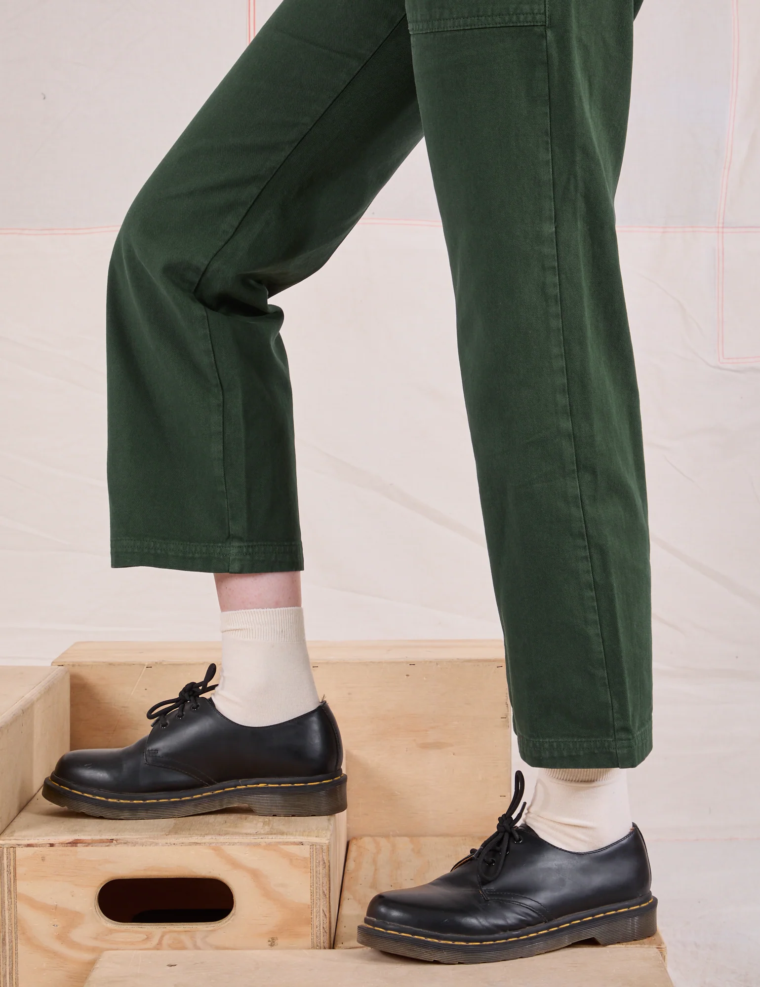 Mid-Rise Work Pants - Swamp Green - Image 6