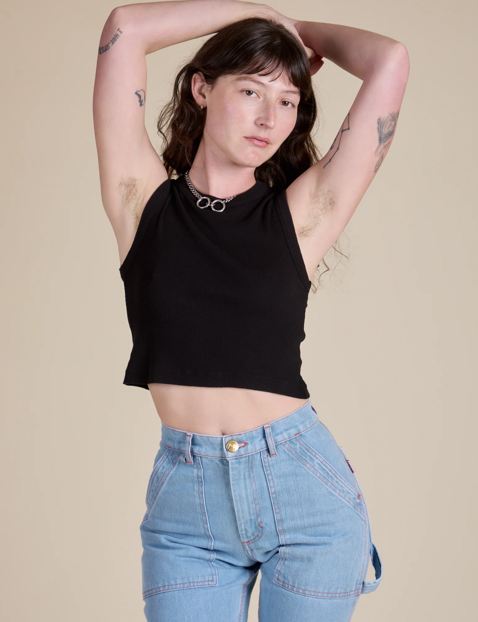 Muscle Tee - Basic Black - Image 10