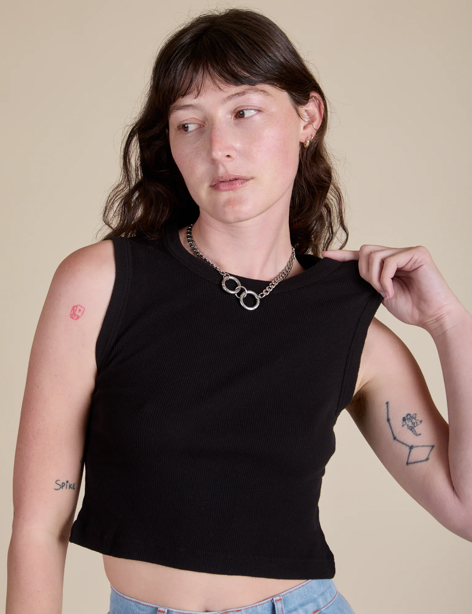 Muscle Tee - Basic Black - Image 11