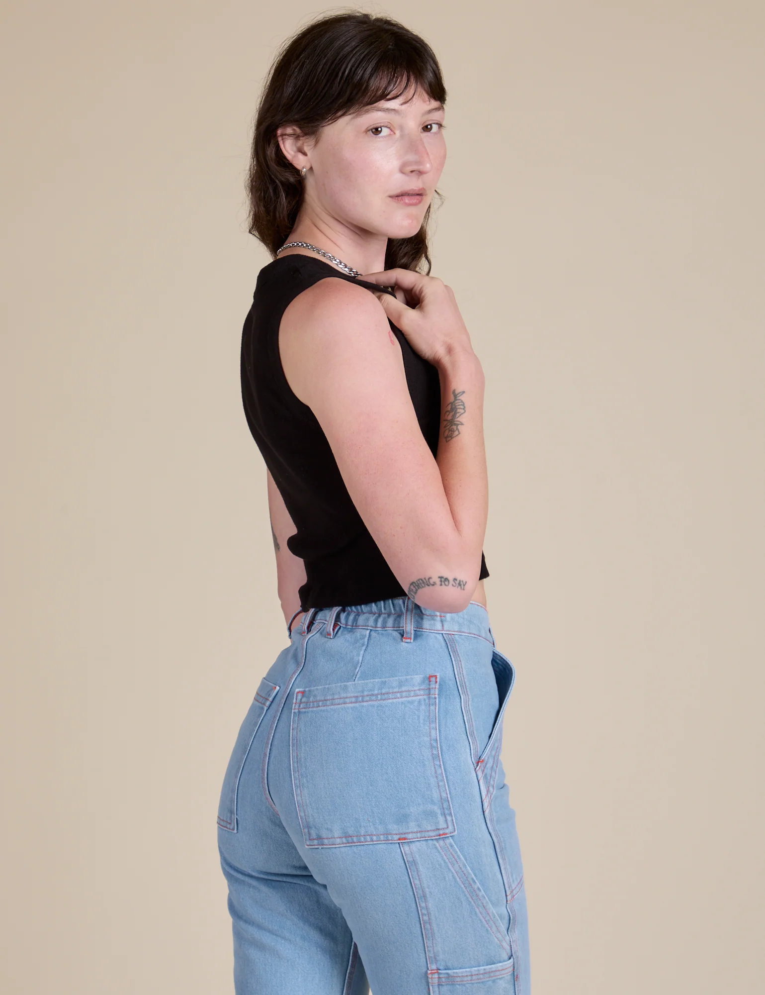 Muscle Tee - Basic Black - Image 15