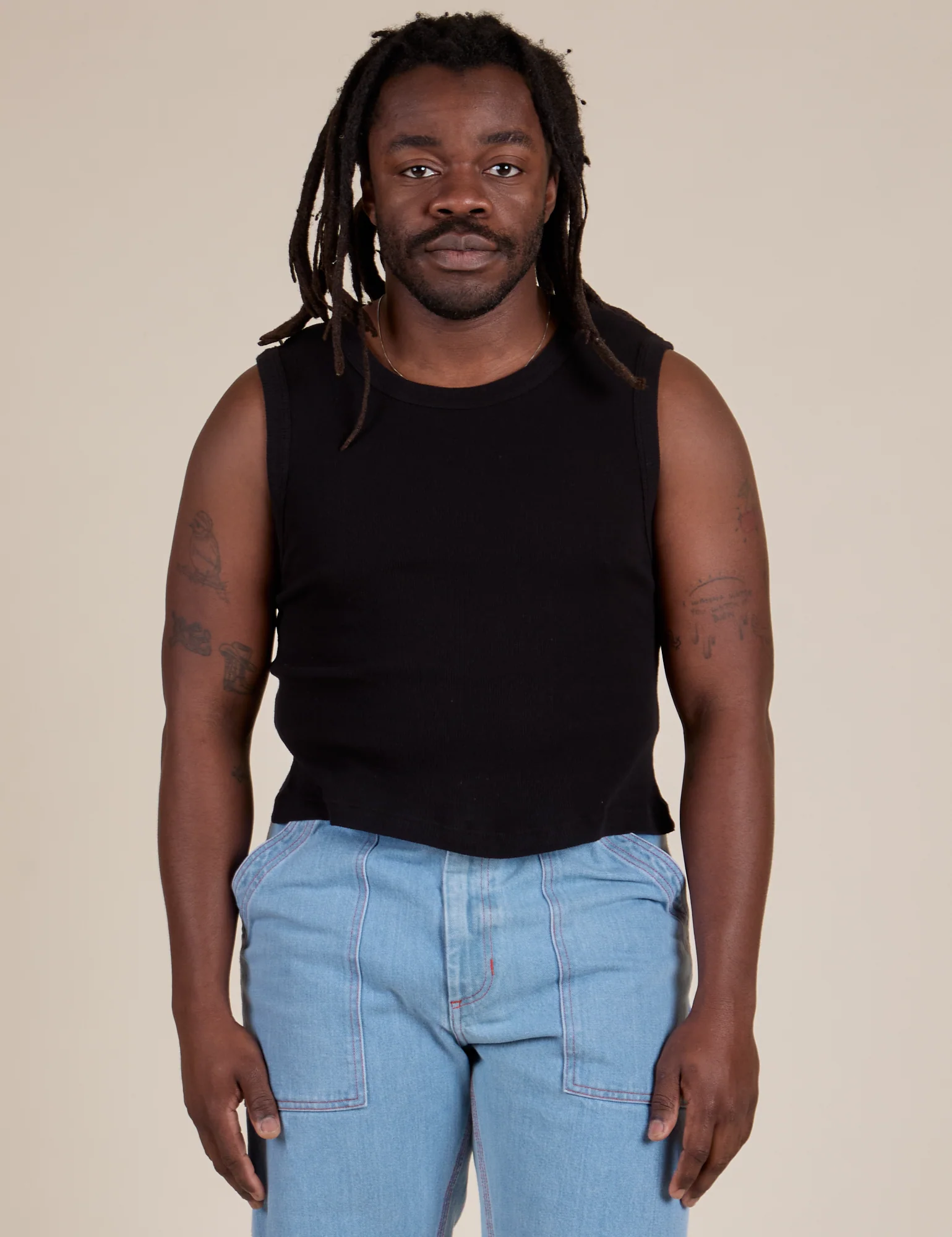Muscle Tee - Basic Black - Image 21