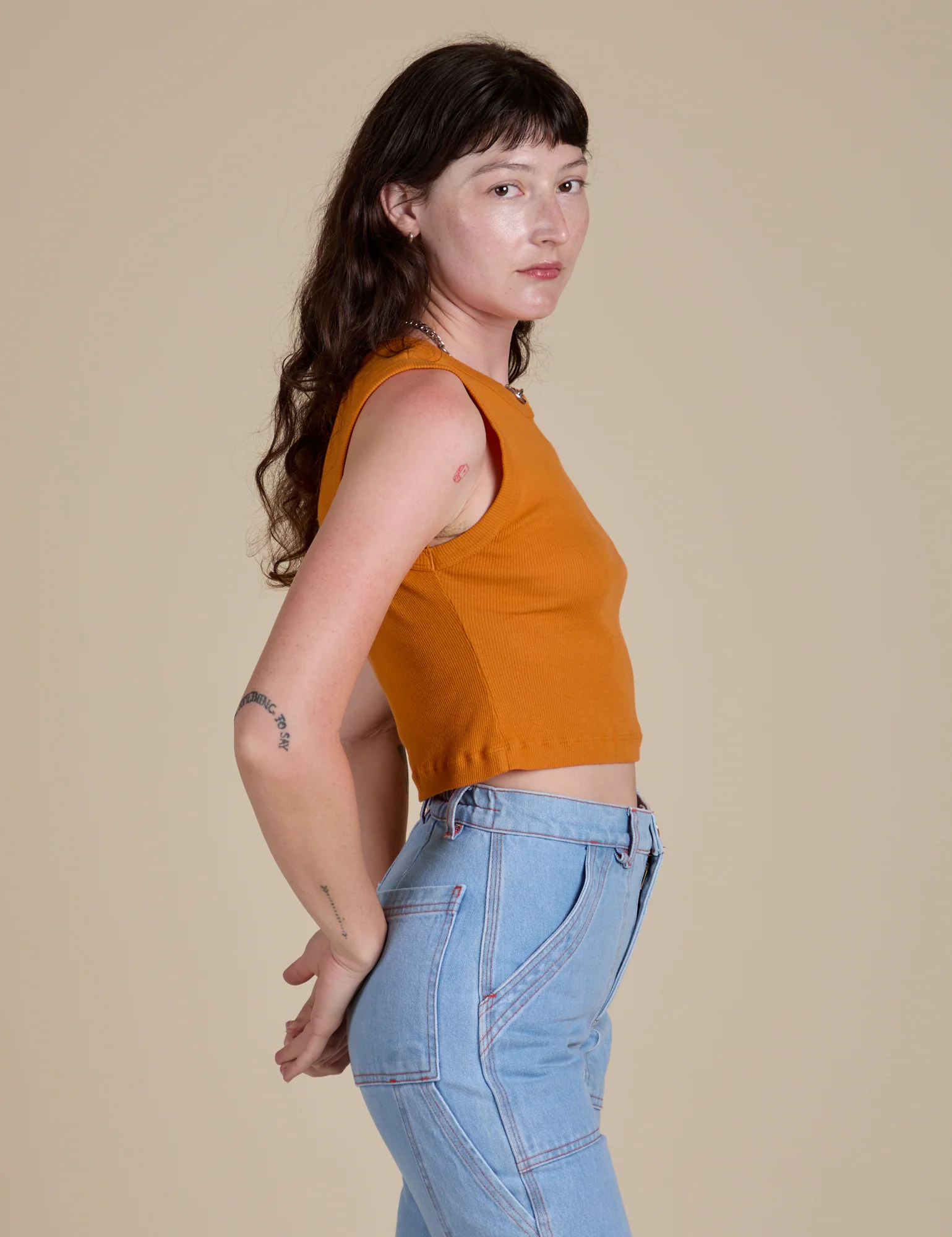 Muscle Tee - Creamsicle Orange - Image 13