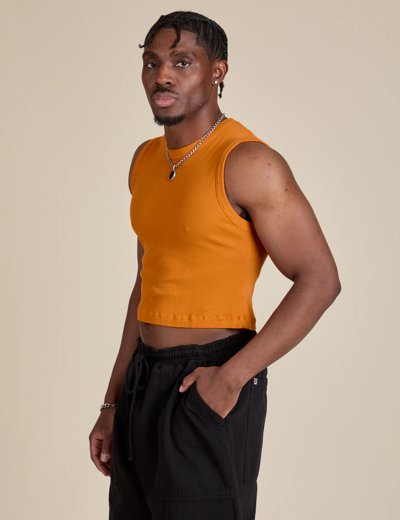 Muscle Tee - Creamsicle Orange - Image 6