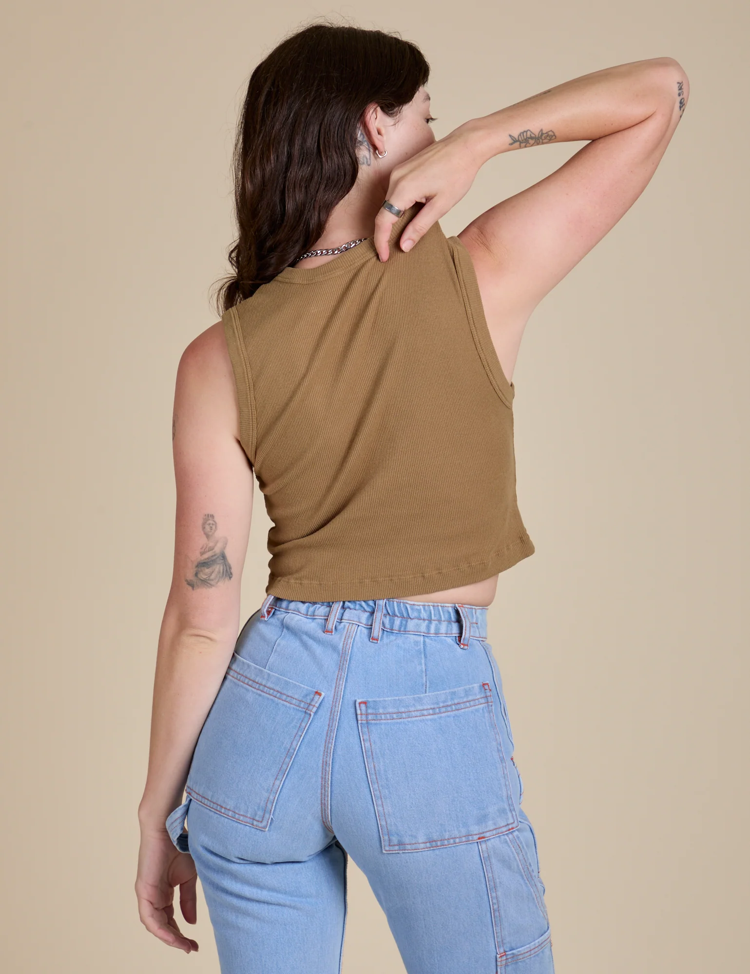 Muscle Tee - Desert Brown - Image 14