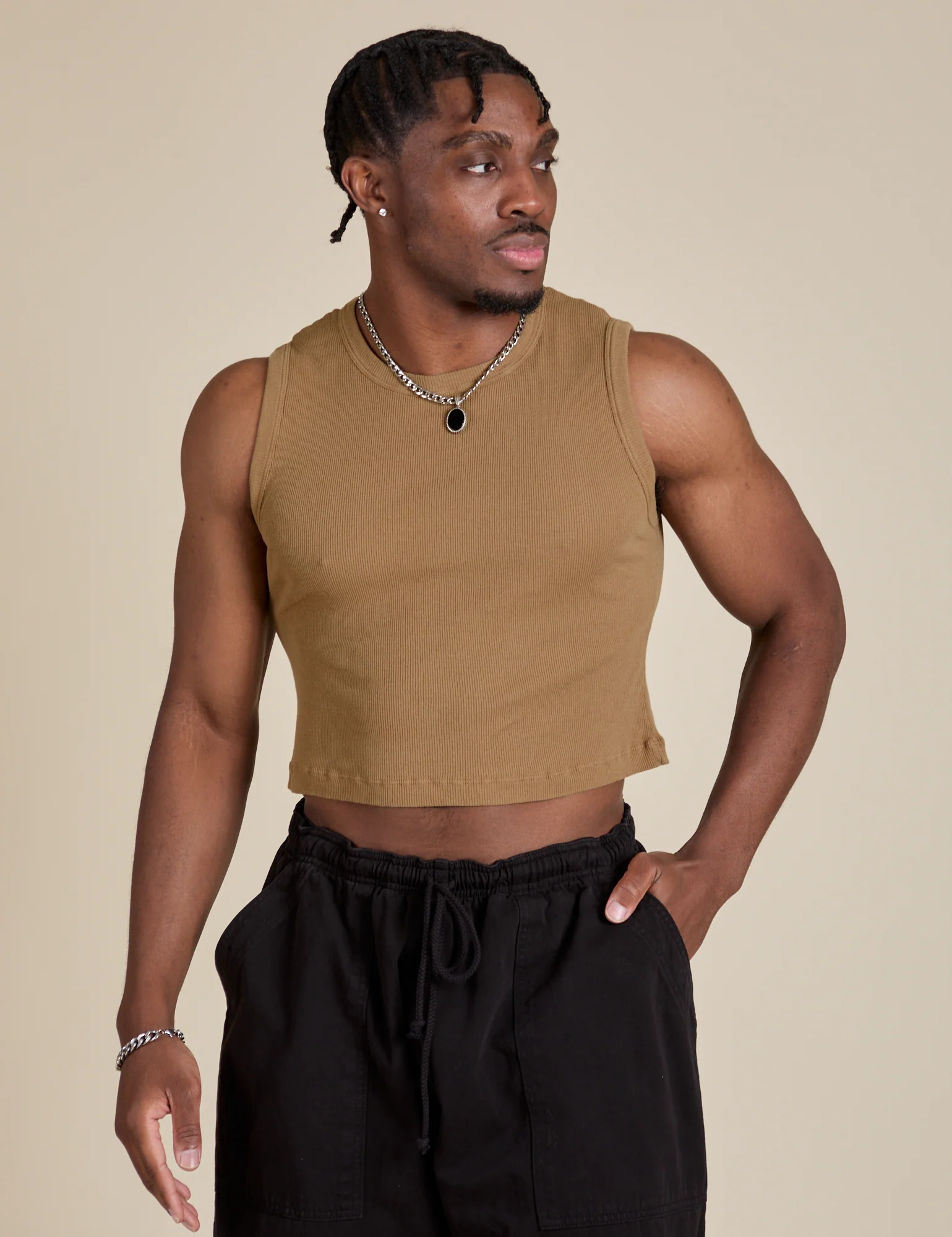 Muscle Tee - Desert Brown - Image 16