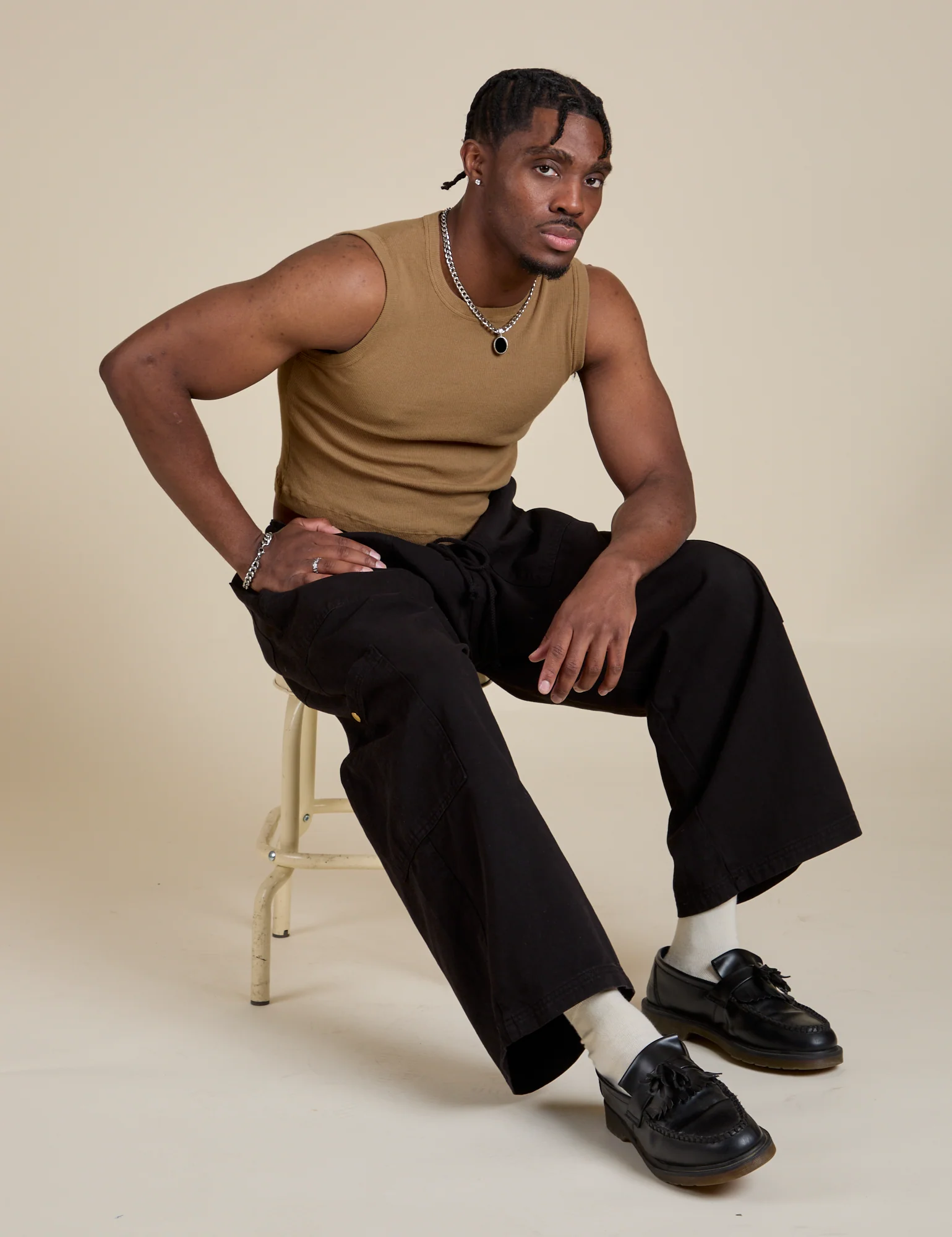 Muscle Tee - Desert Brown - Image 22