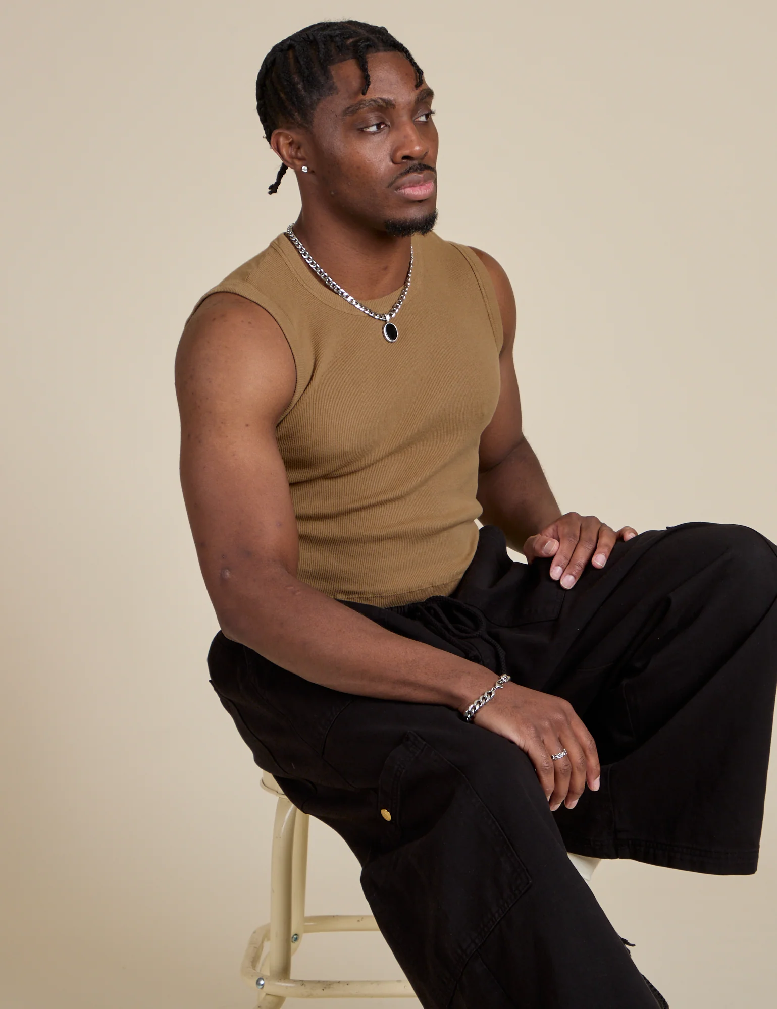 Muscle Tee - Desert Brown - Image 23