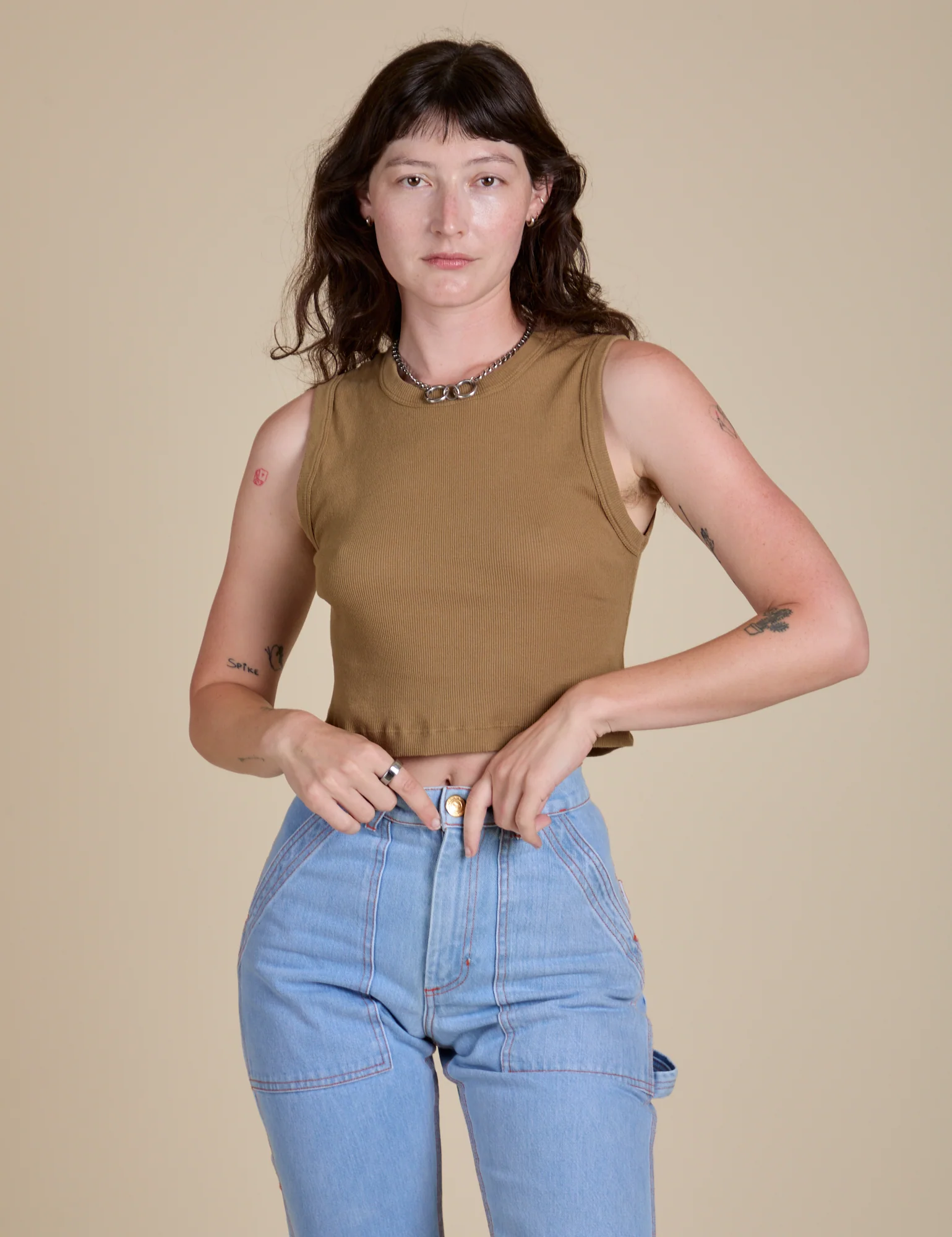 Muscle Tee - Desert Brown - Image 9