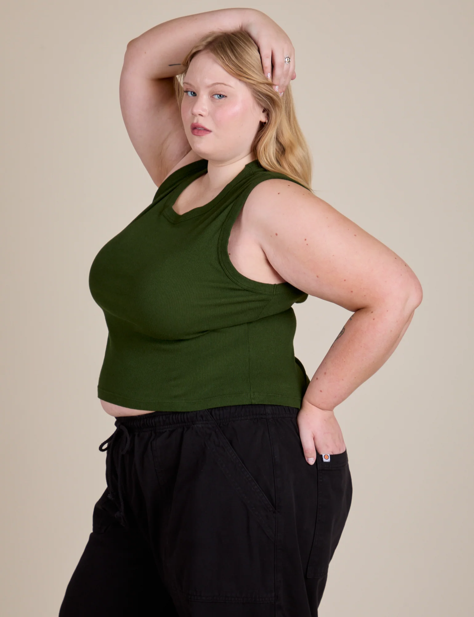 Muscle Tee - Evergreen - Image 13