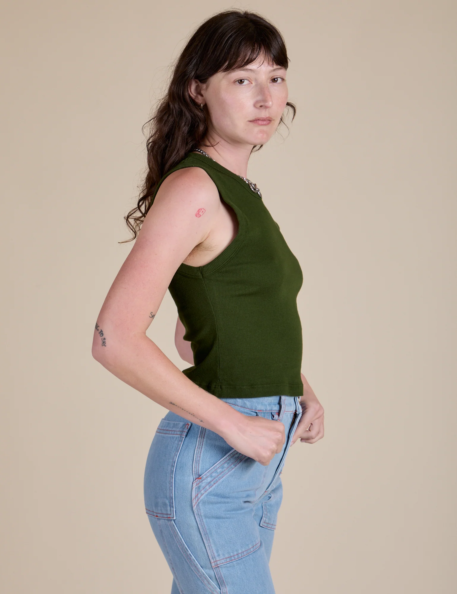 Muscle Tee - Evergreen - Image 20