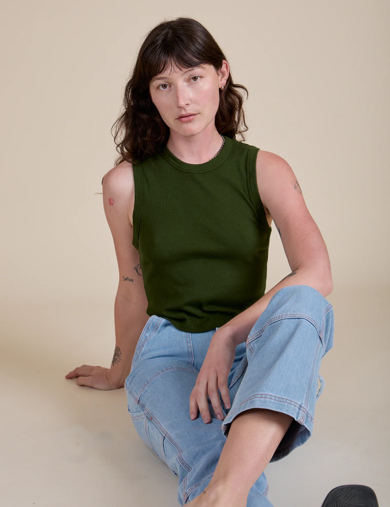 Muscle Tee - Evergreen - Image 23