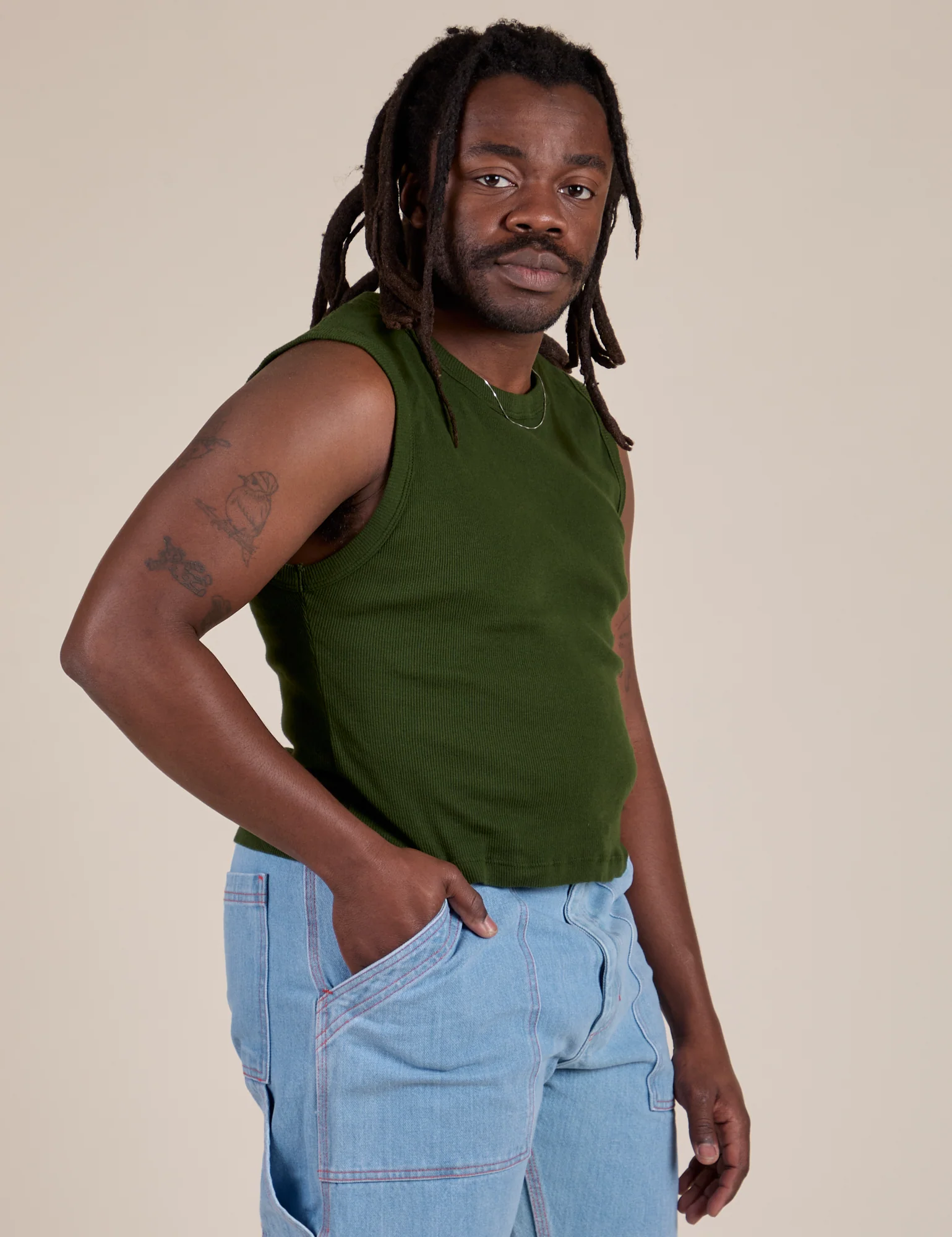 Muscle Tee - Evergreen - Image 28