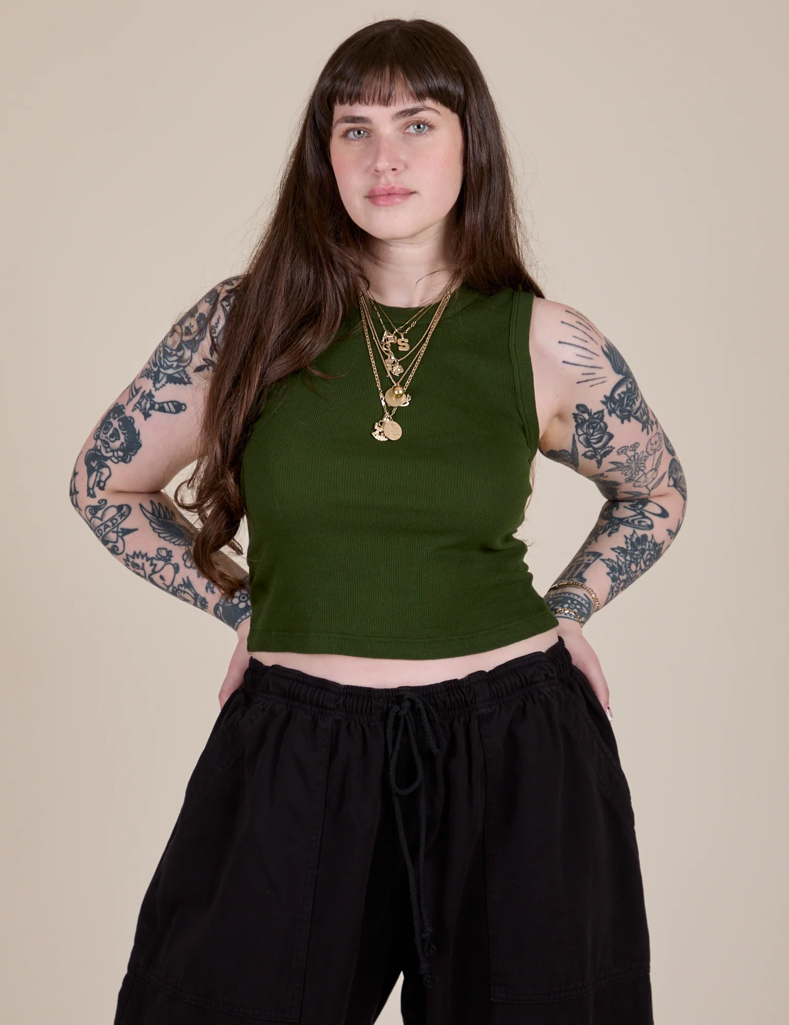 Muscle Tee - Evergreen - Image 3