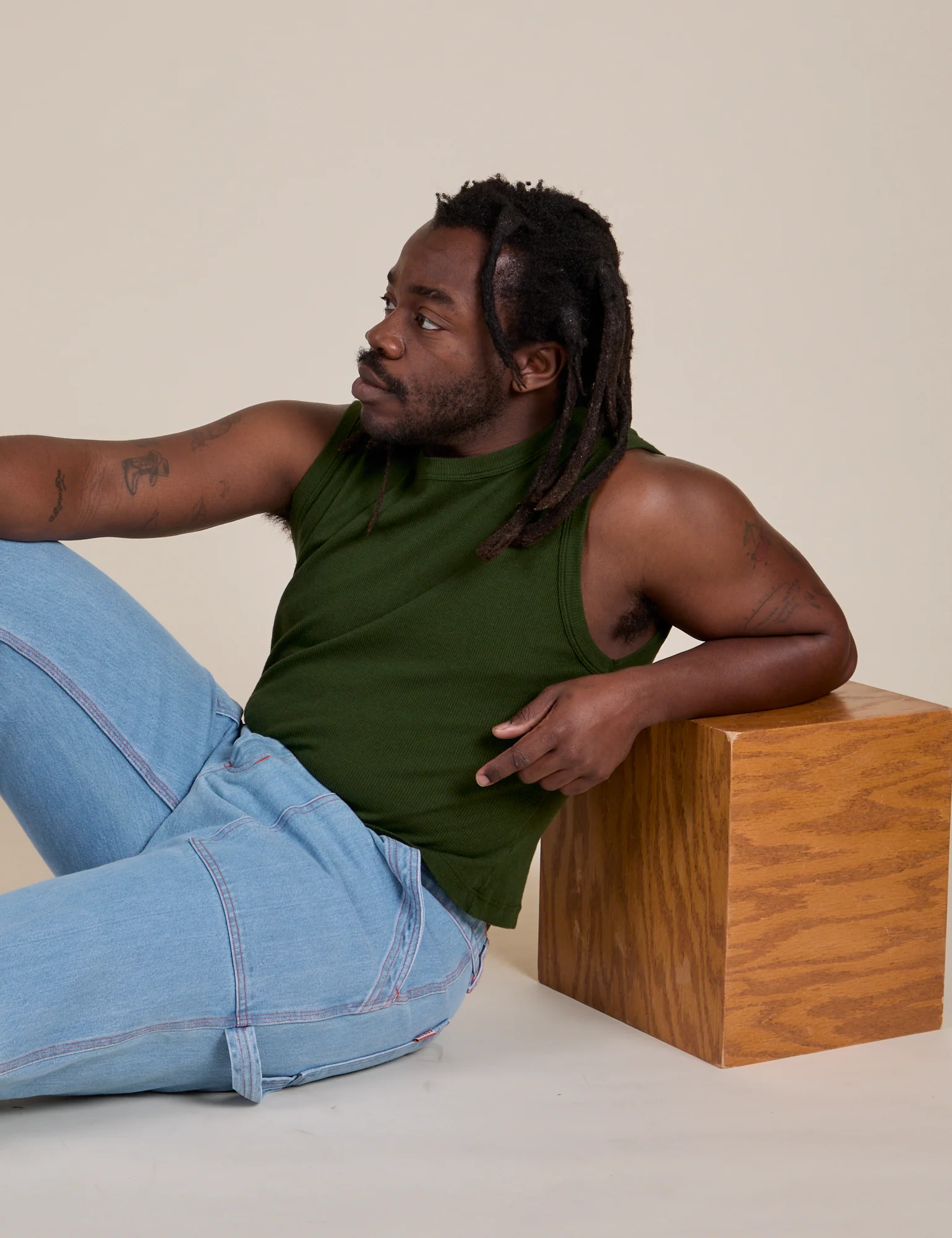 Muscle Tee - Evergreen - Image 30