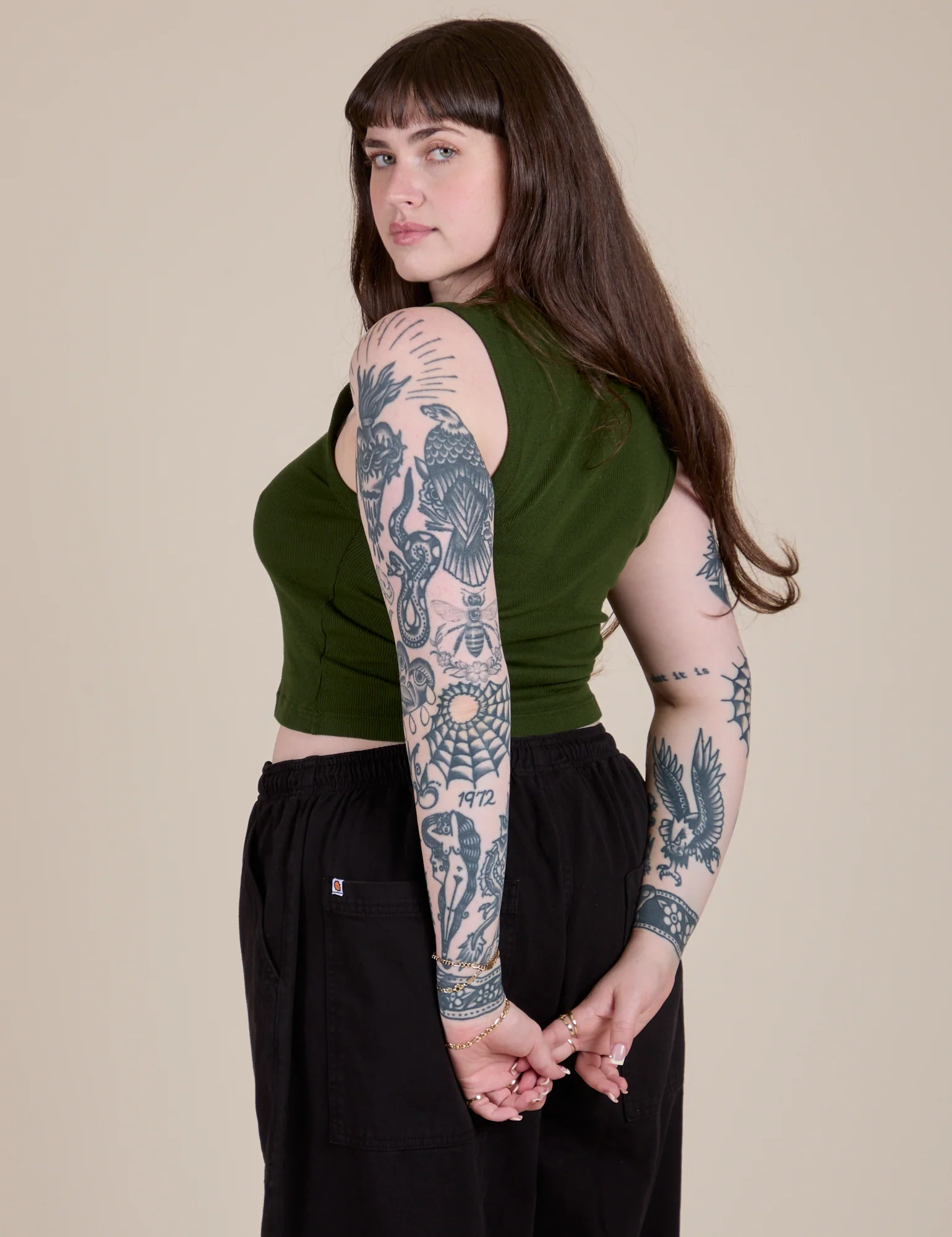 Muscle Tee - Evergreen - Image 7