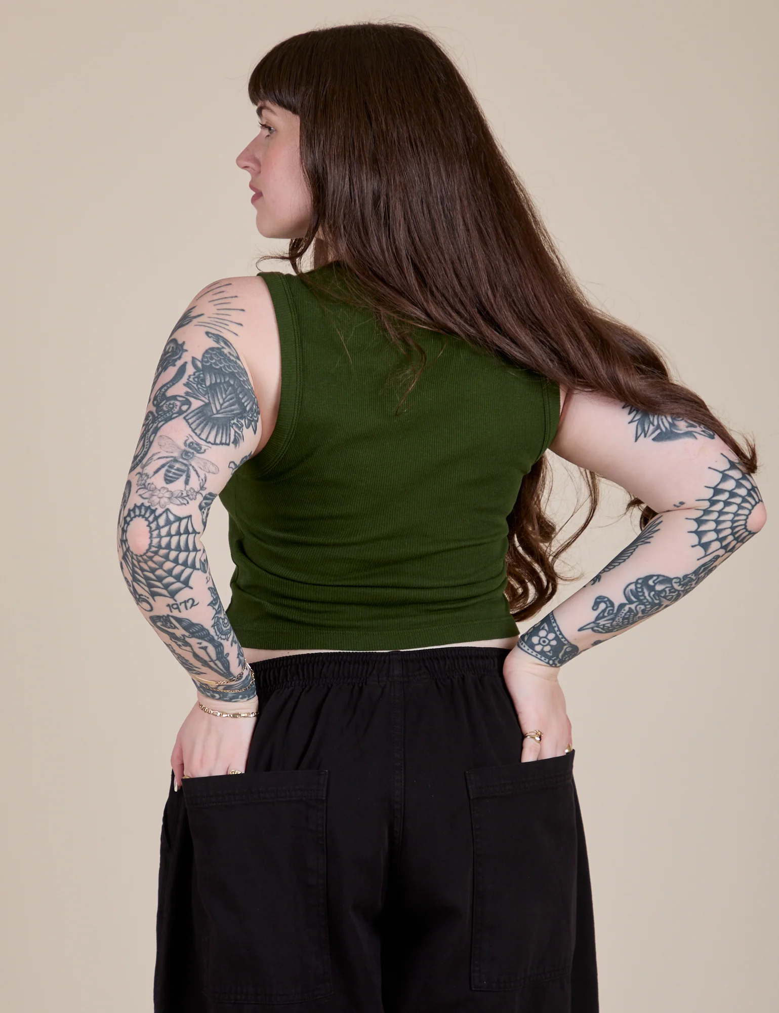Muscle Tee - Evergreen - Image 9