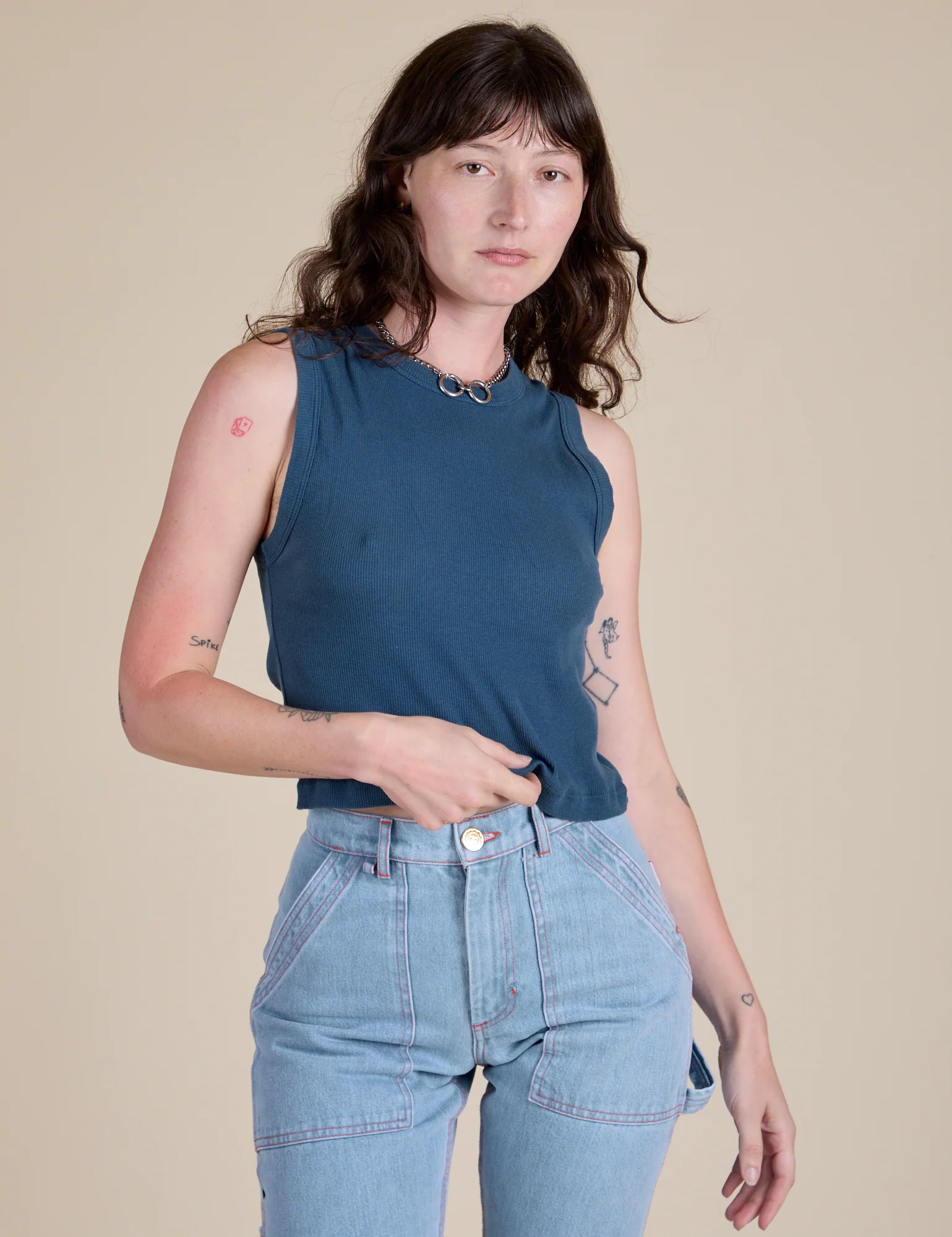 Muscle Tee - French Blue