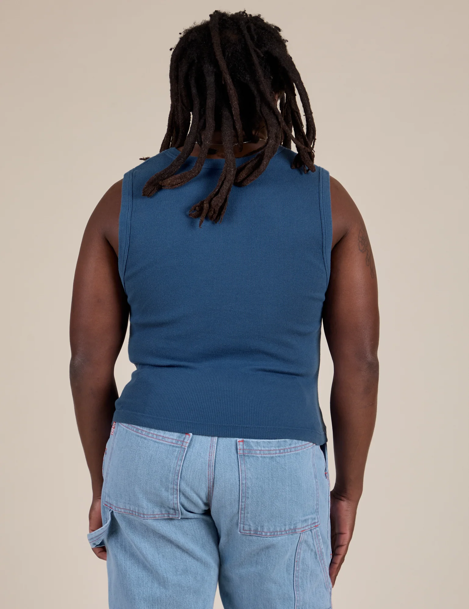 Muscle Tee - French Blue - Image 19