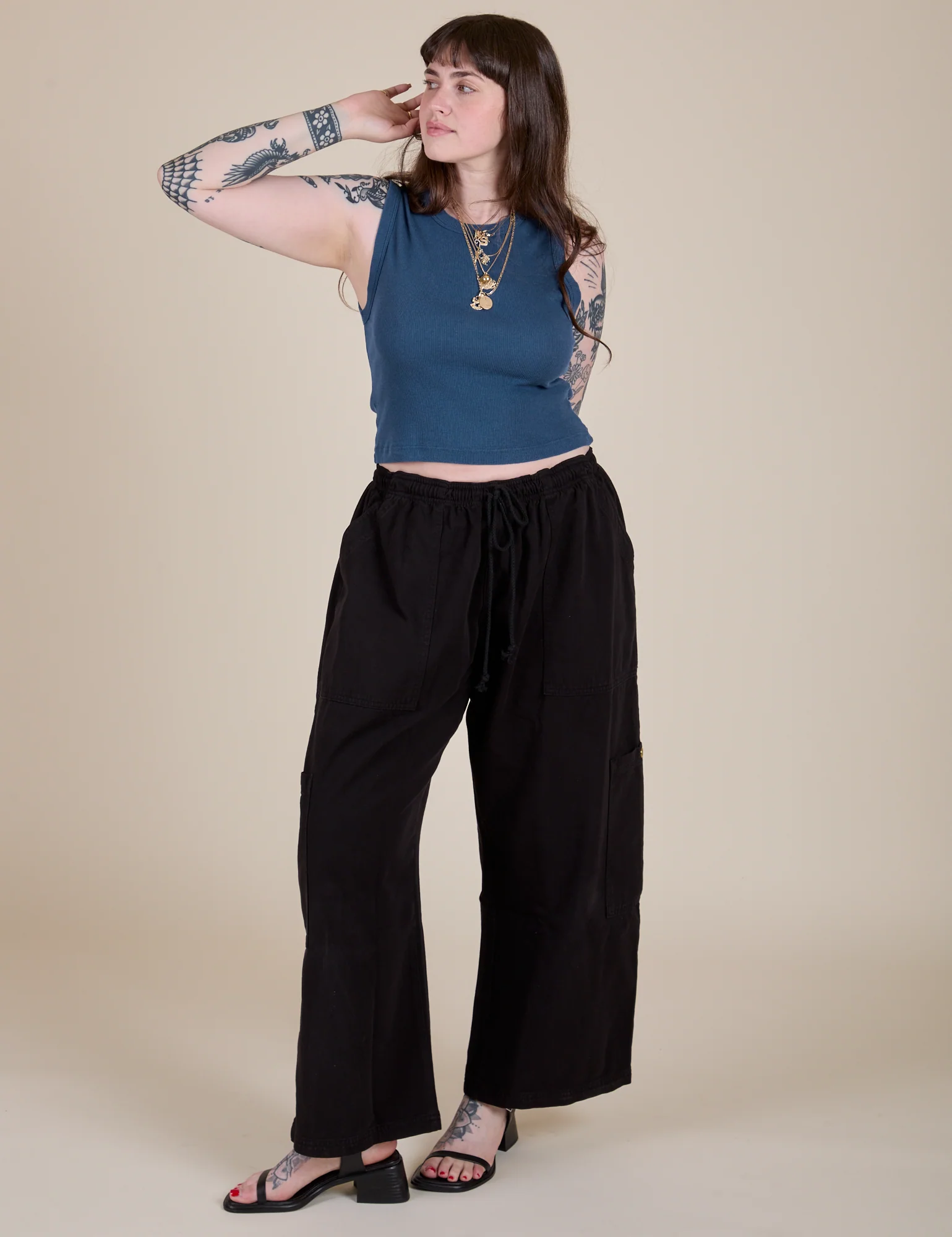 Muscle Tee - French Blue - Image 23