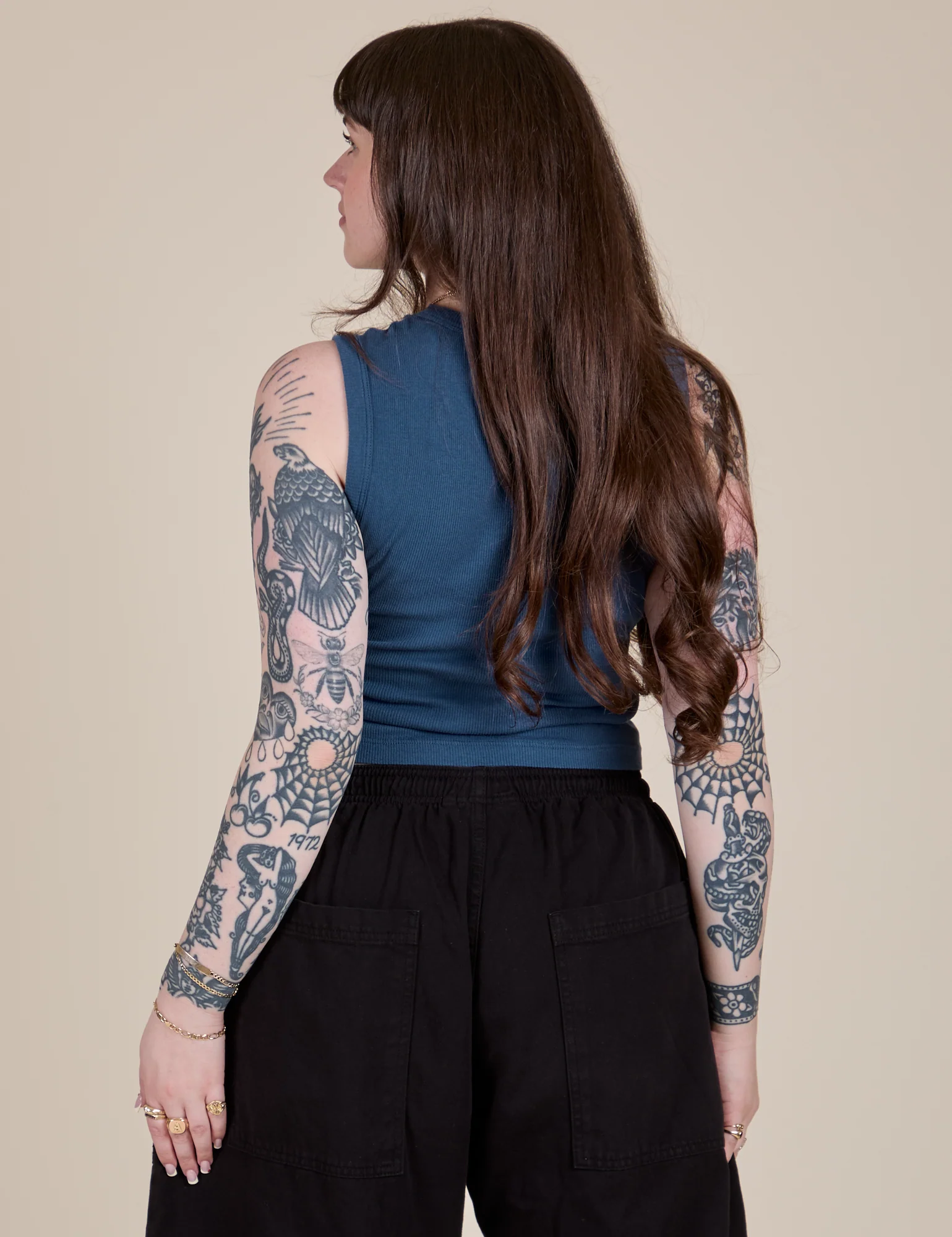 Muscle Tee - French Blue - Image 28