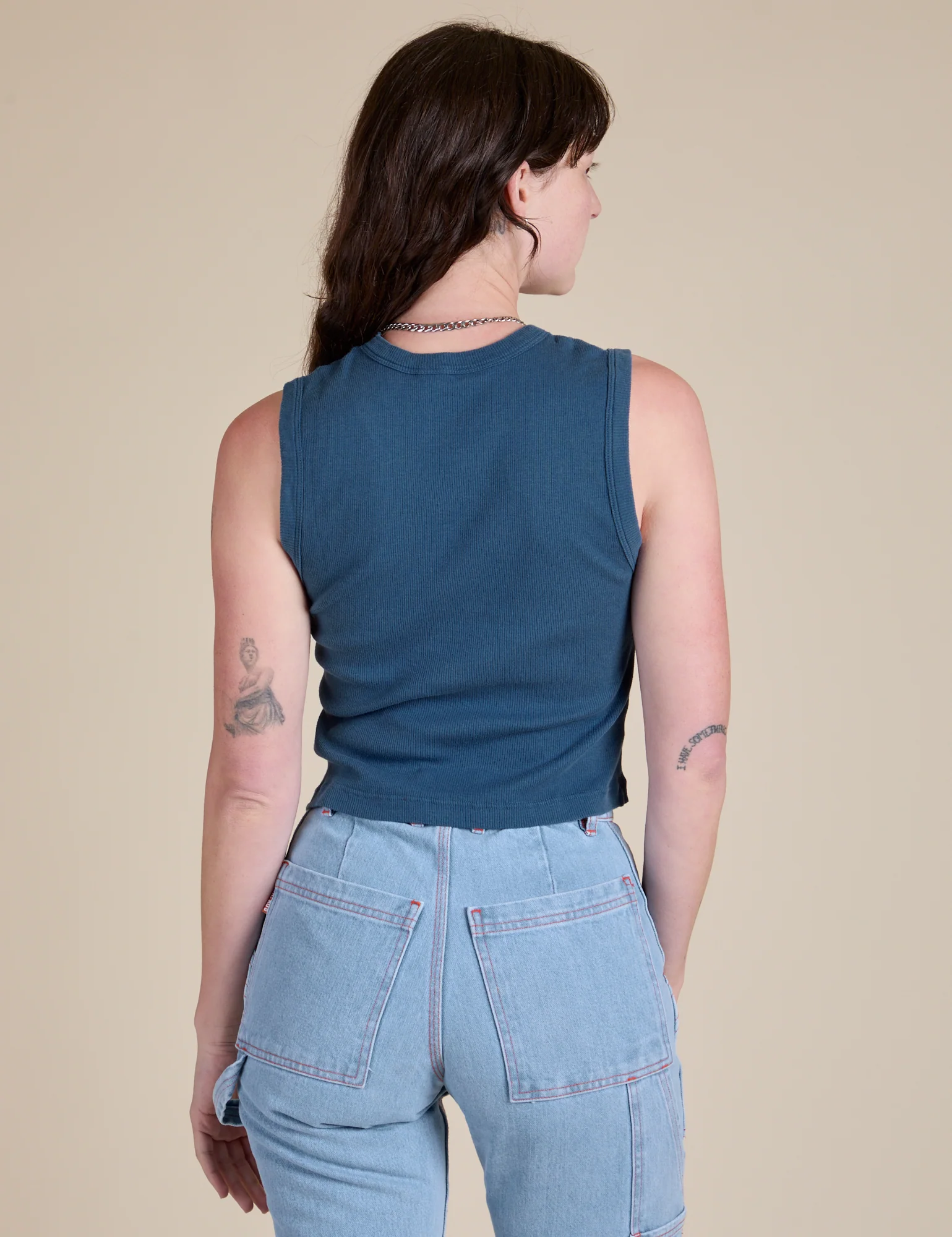 Muscle Tee - French Blue - Image 7