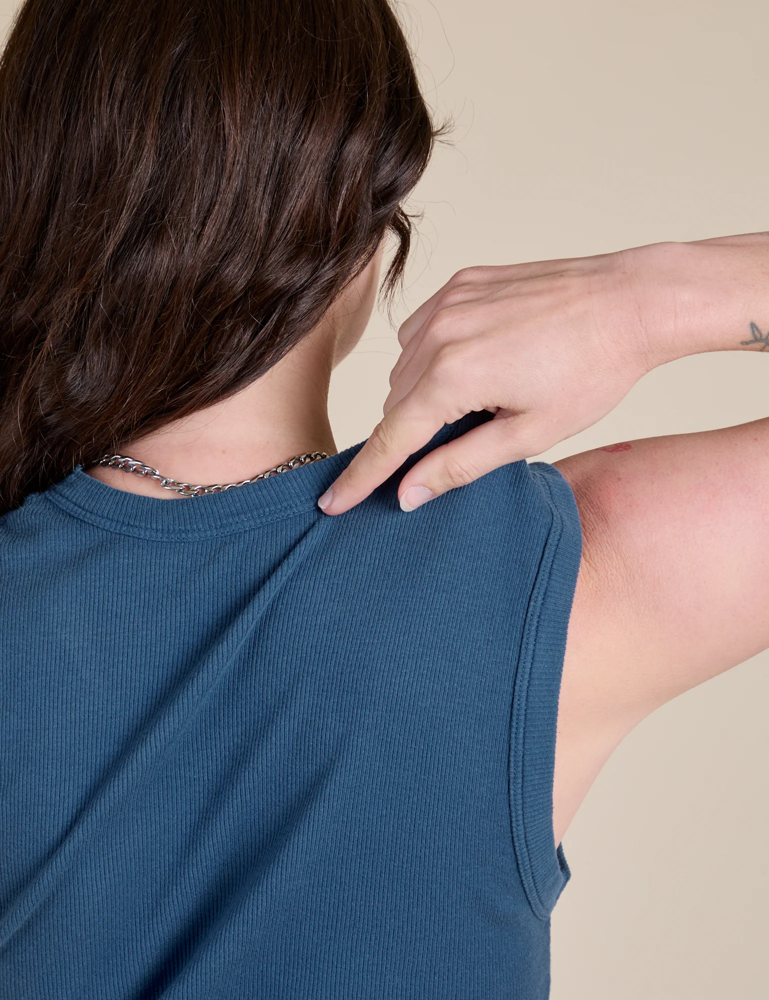 Muscle Tee - French Blue - Image 8