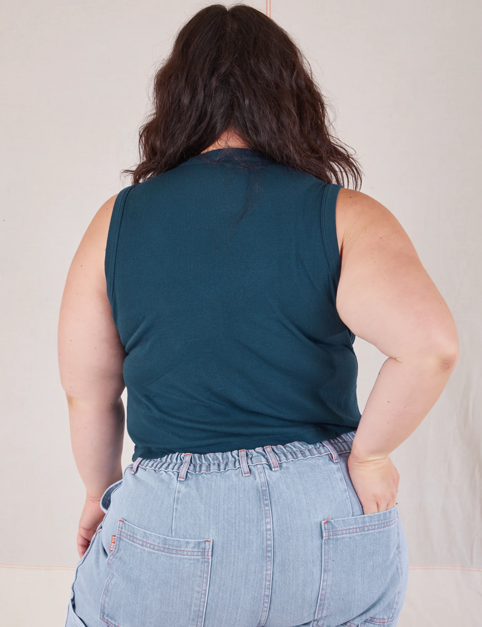 Muscle Tee - Lagoon - Image 12