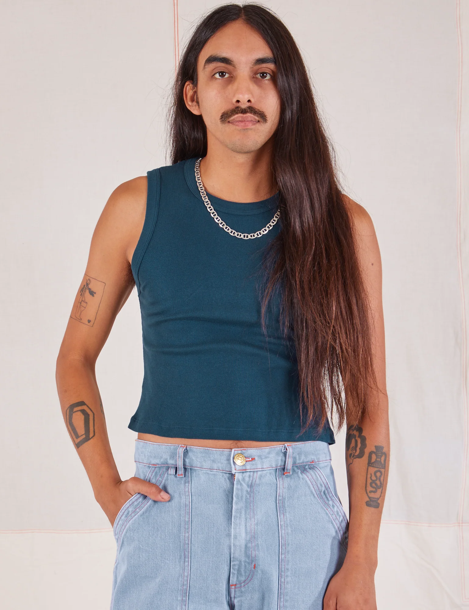 Muscle Tee - Lagoon - Image 14