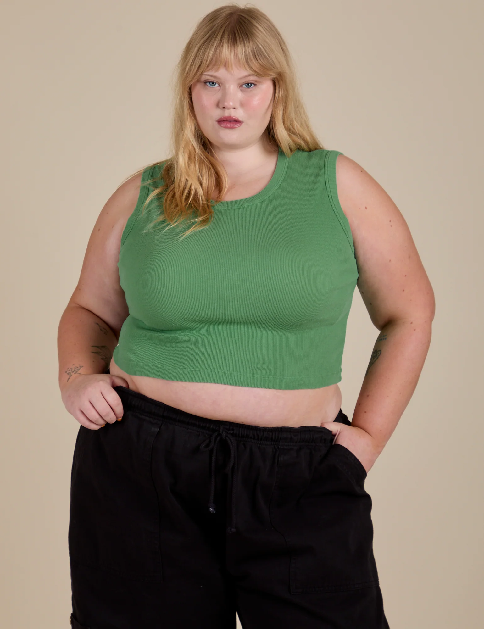 Muscle Tee - Seafoam Green