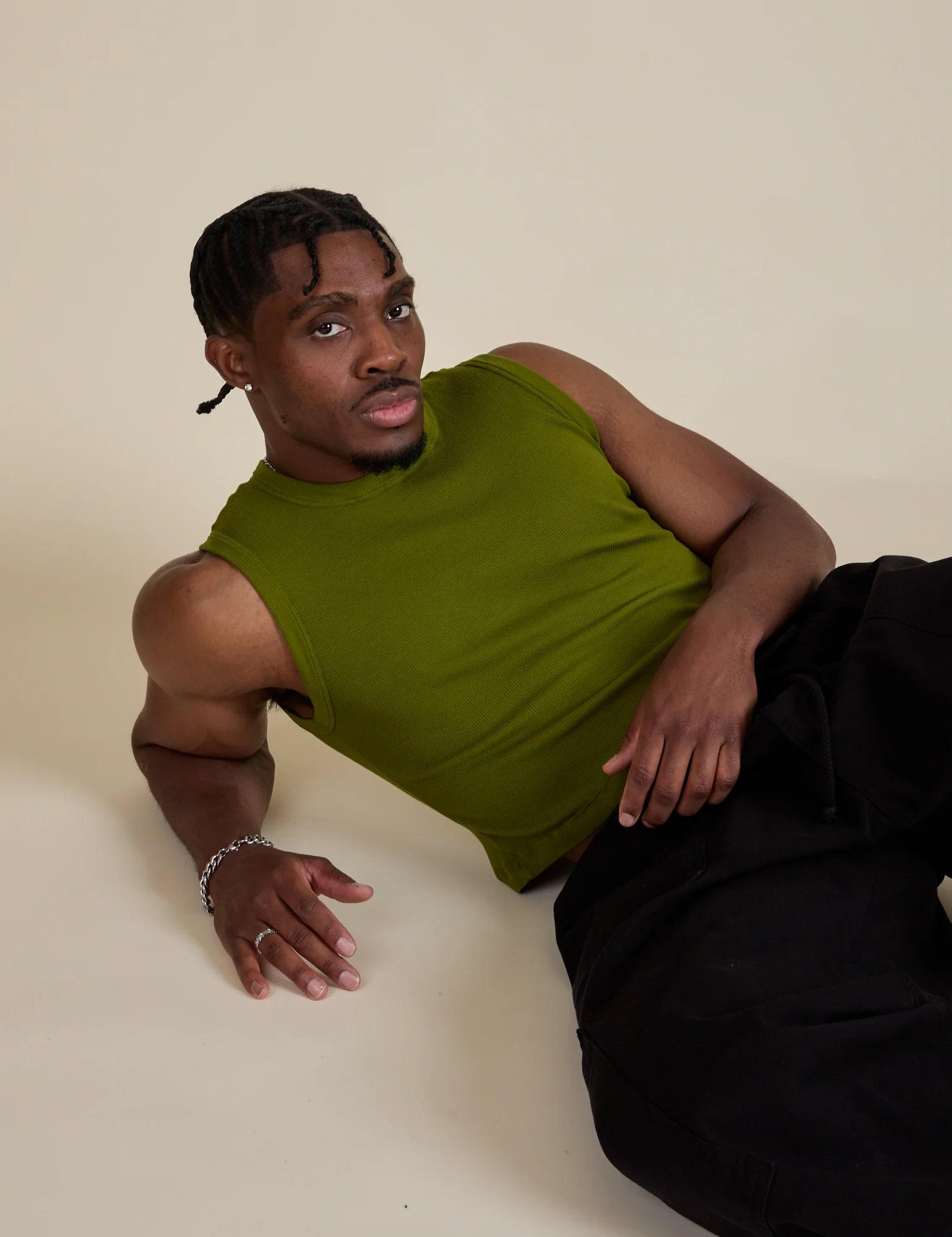 Muscle Tee - Summer Olive