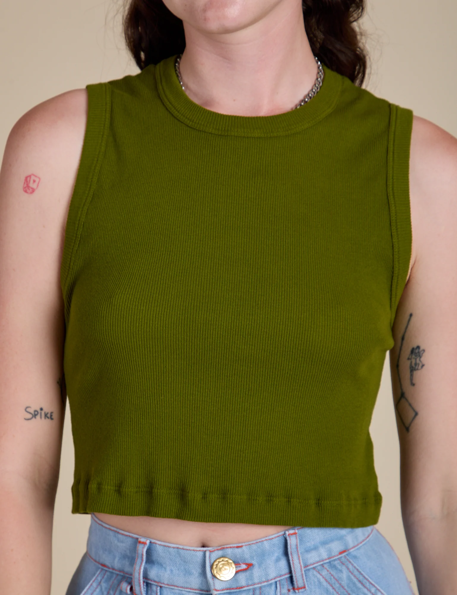 Muscle Tee - Summer Olive - Image 11
