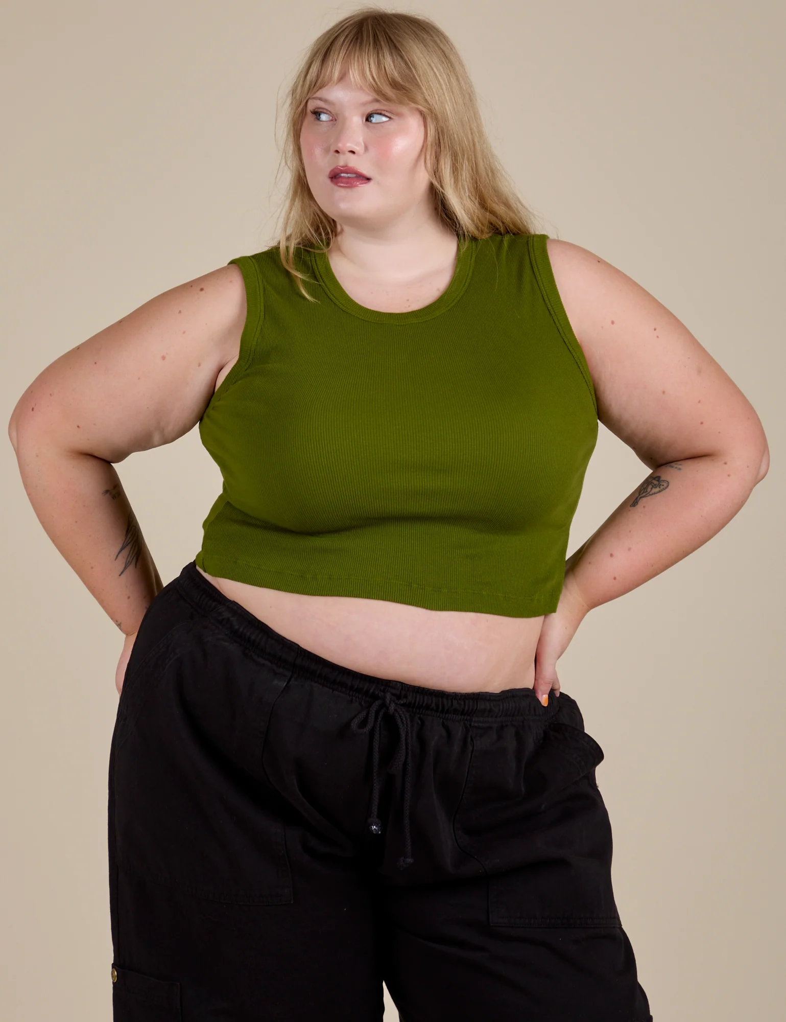 Muscle Tee - Summer Olive - Image 18
