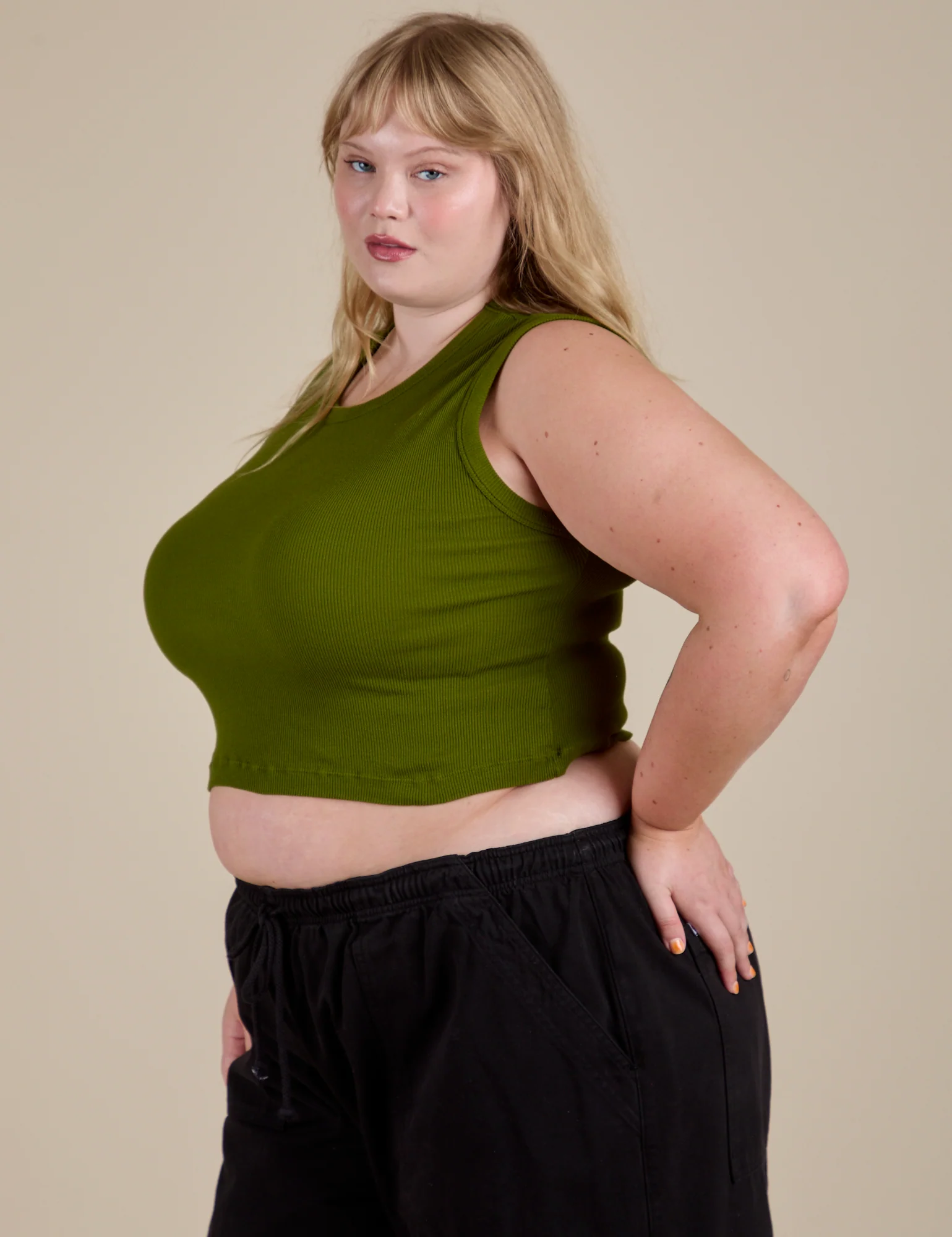 Muscle Tee - Summer Olive - Image 21