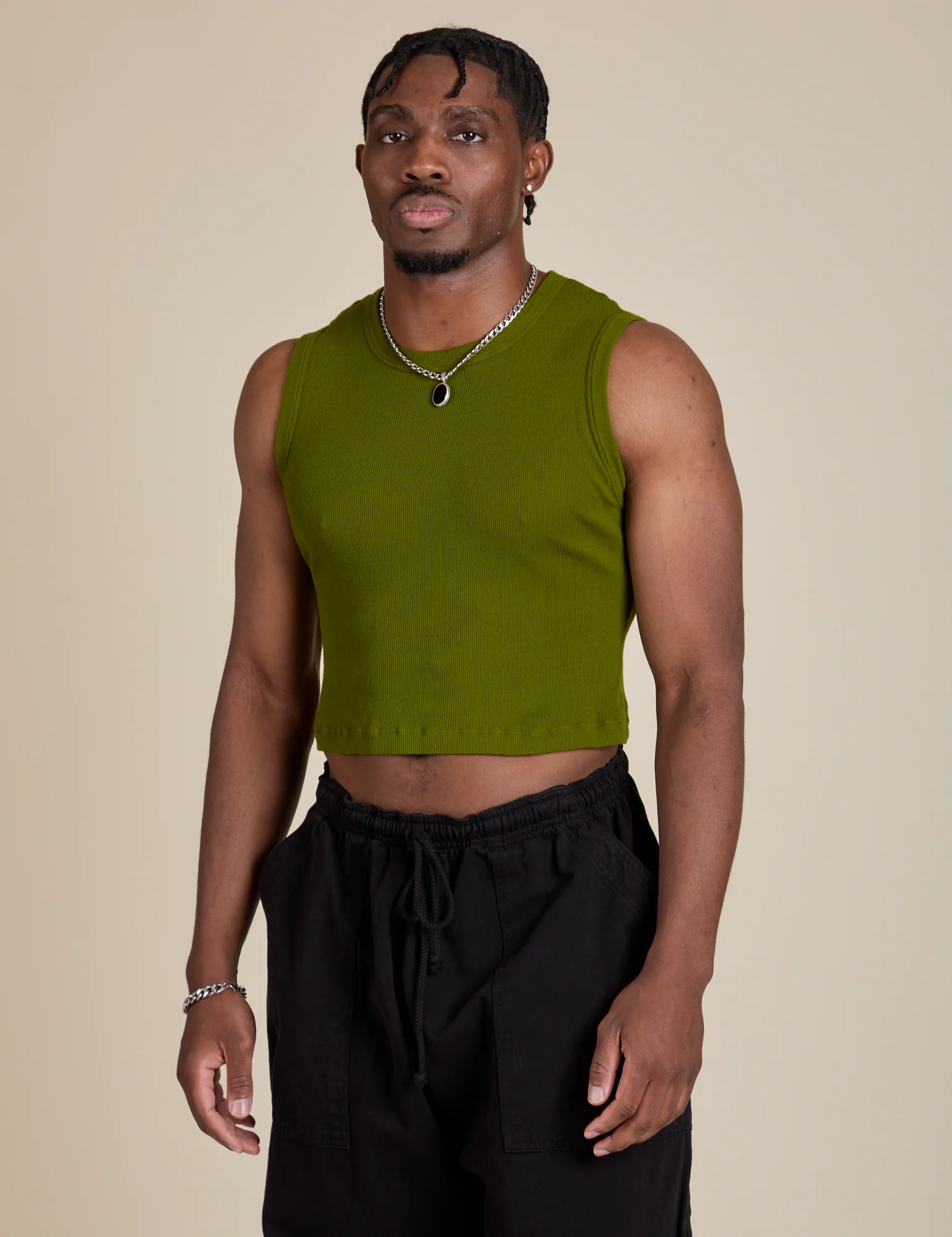 Muscle Tee - Summer Olive - Image 3