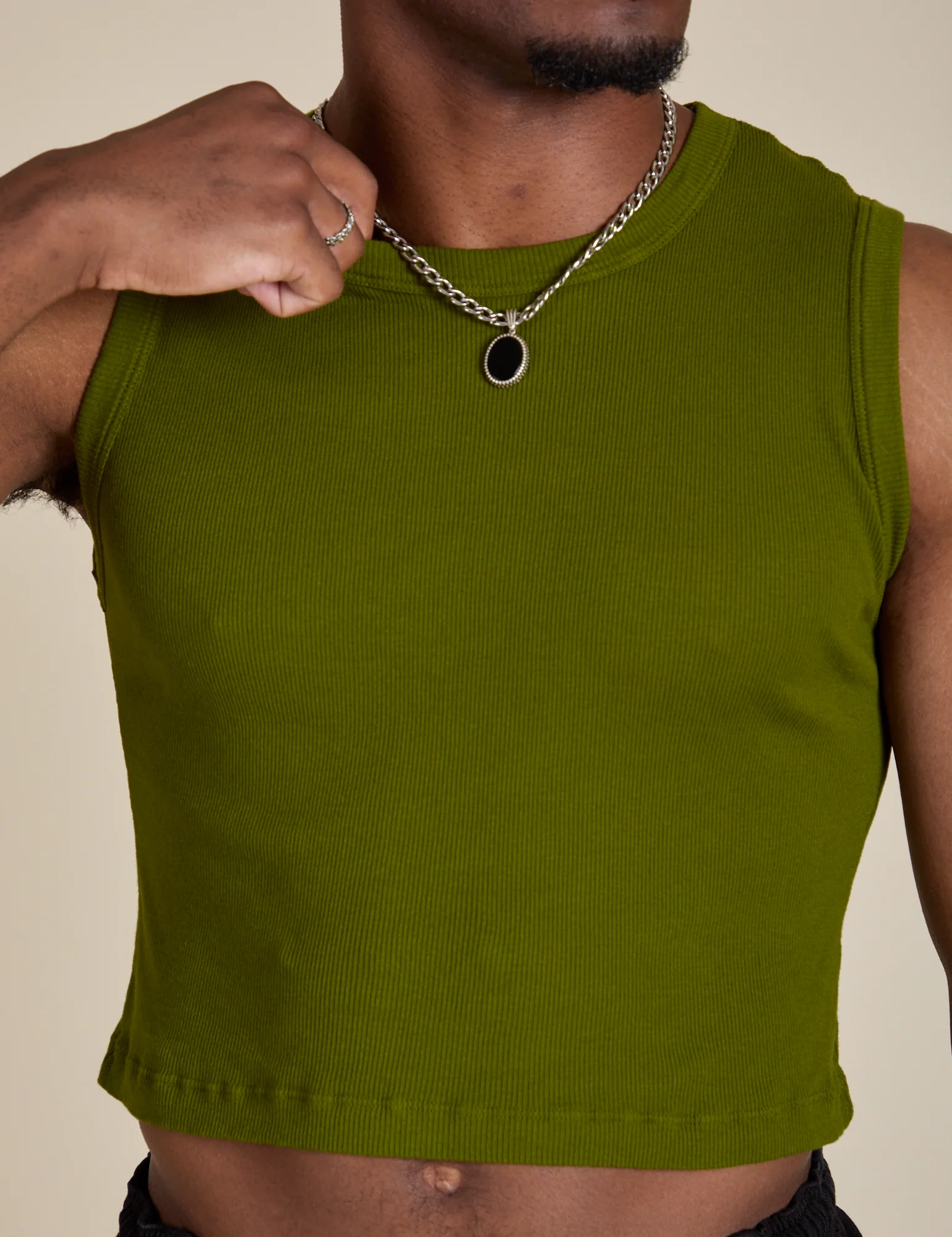 Muscle Tee - Summer Olive - Image 4