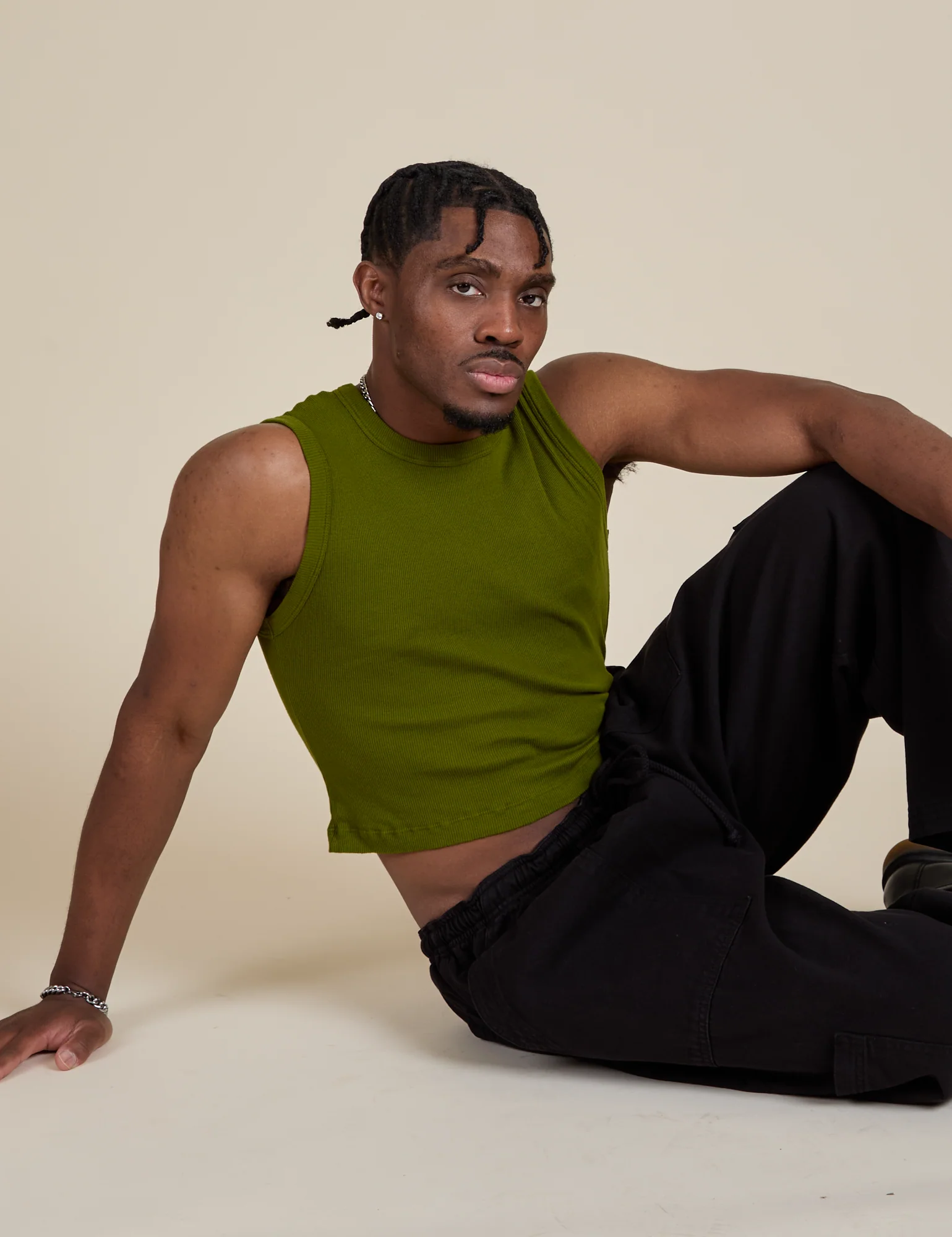 Muscle Tee - Summer Olive - Image 9