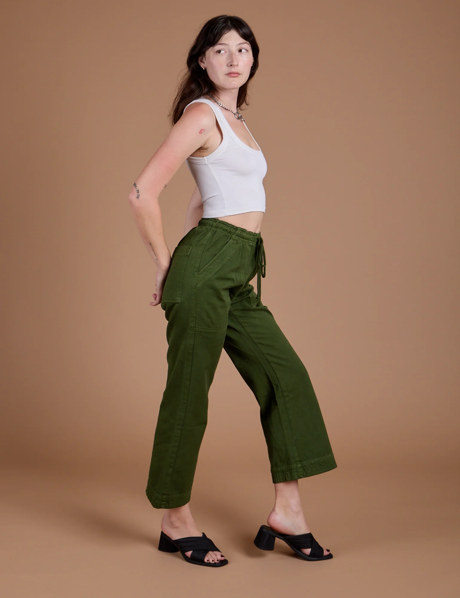 Organic Action Pants - Evergreen - Image 13