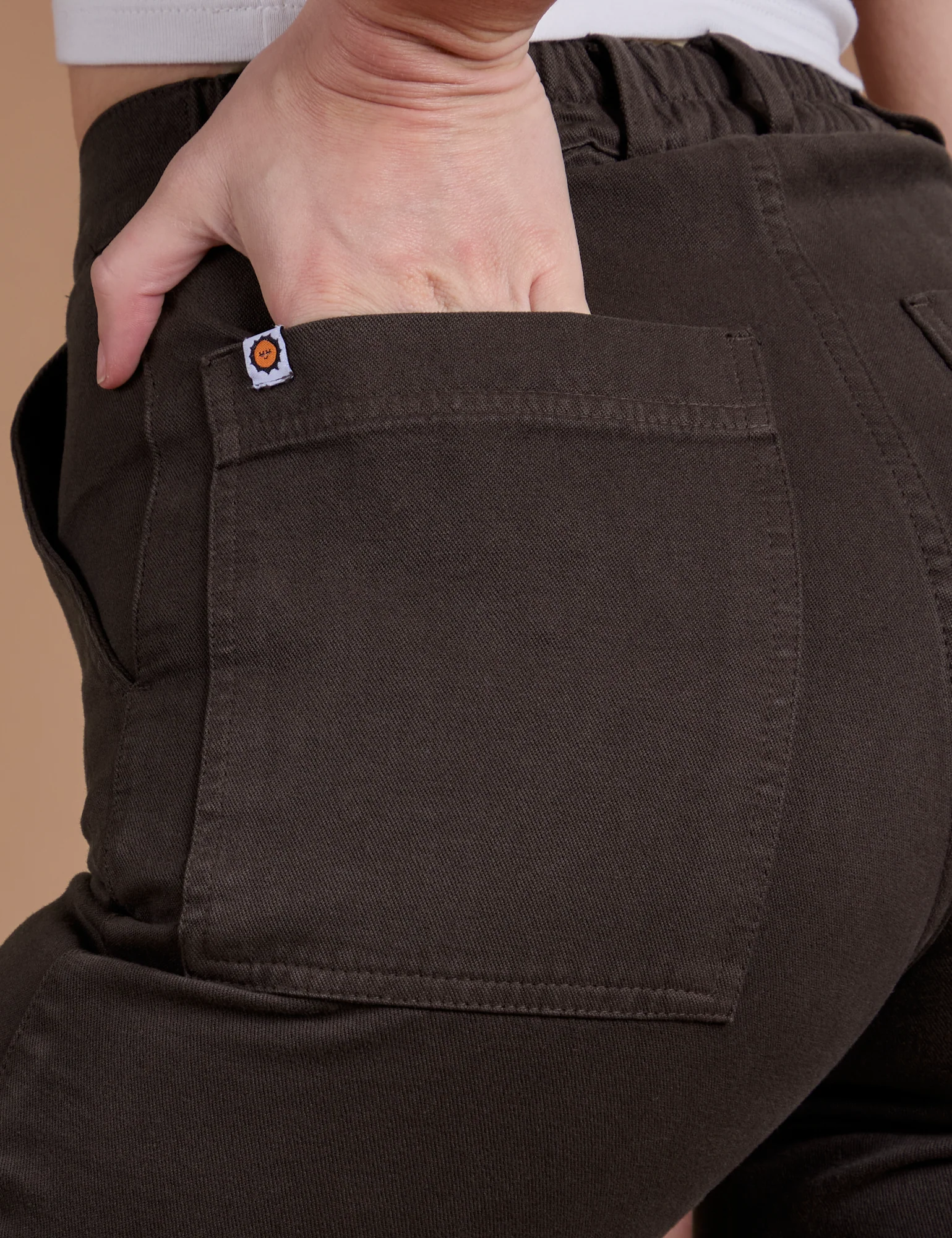 Organic Work Pants - Espresso Brown - Image 8